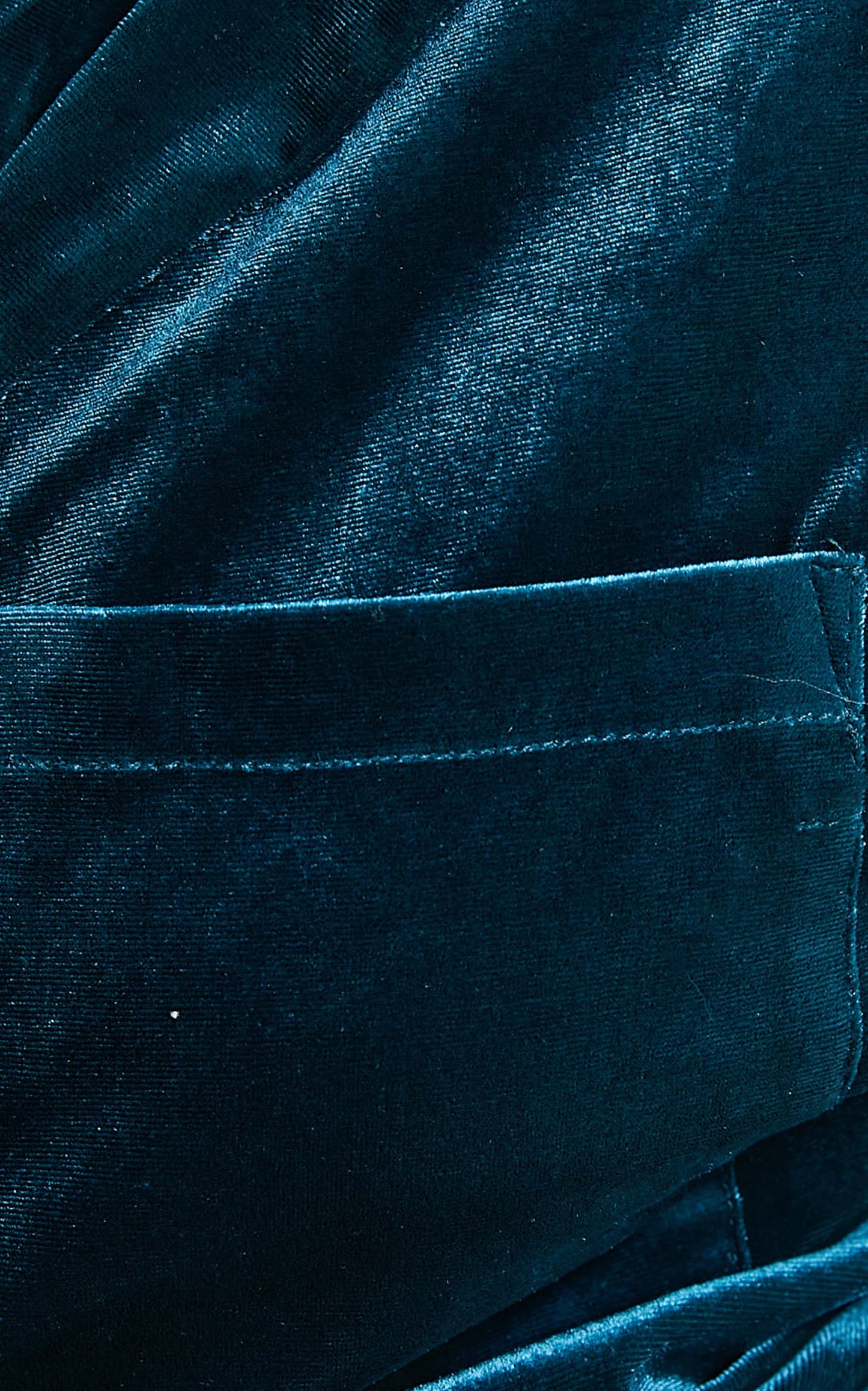 Aspen Relaxed Shirt in Petrol Velvet