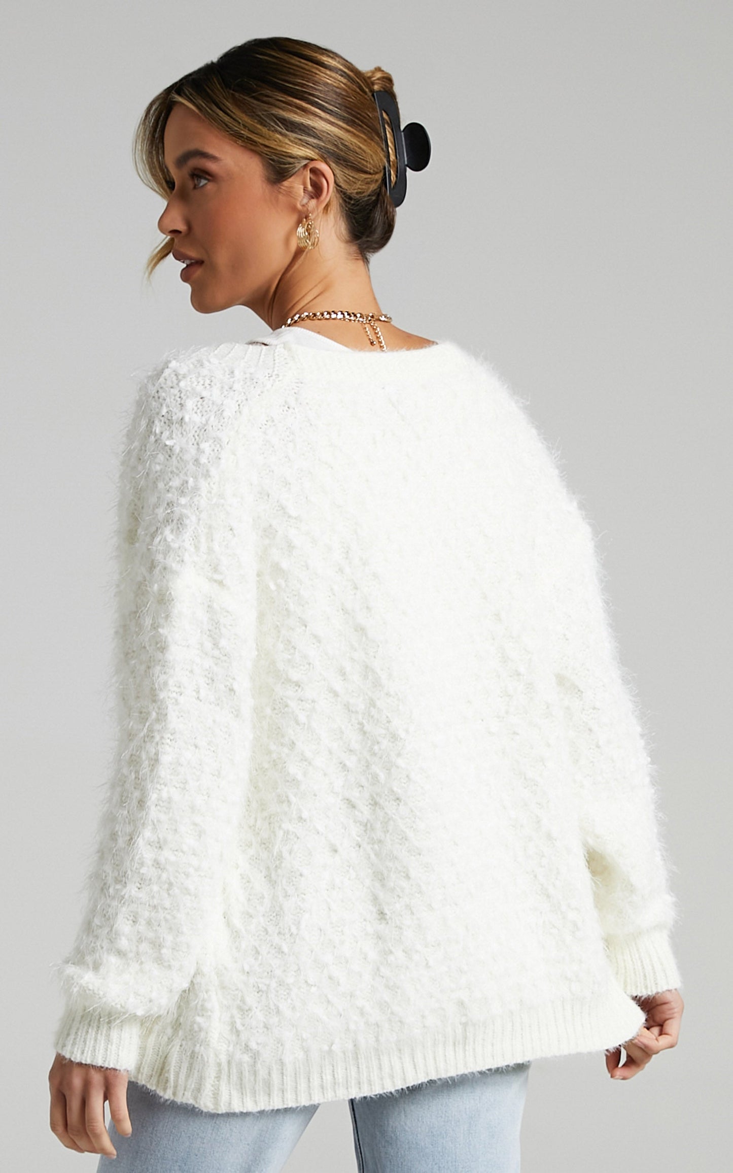 Axel Cardigan in White