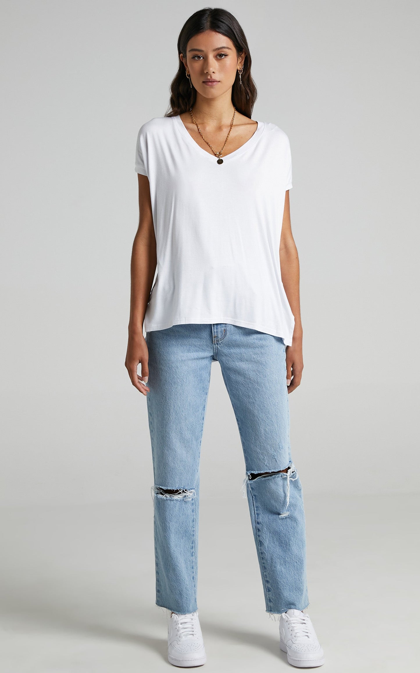 Back To Basics Top in White