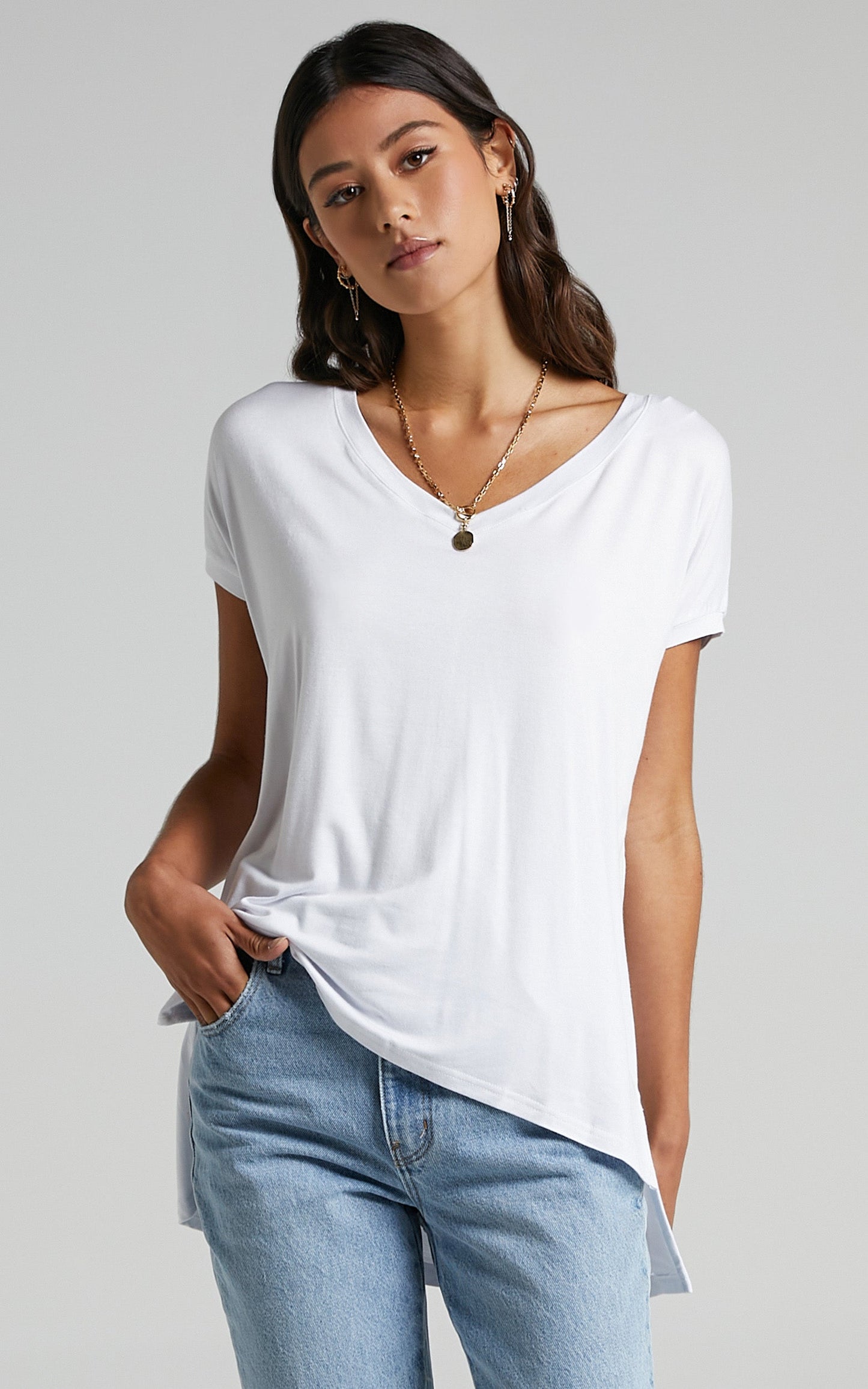Back To Basics Top in White