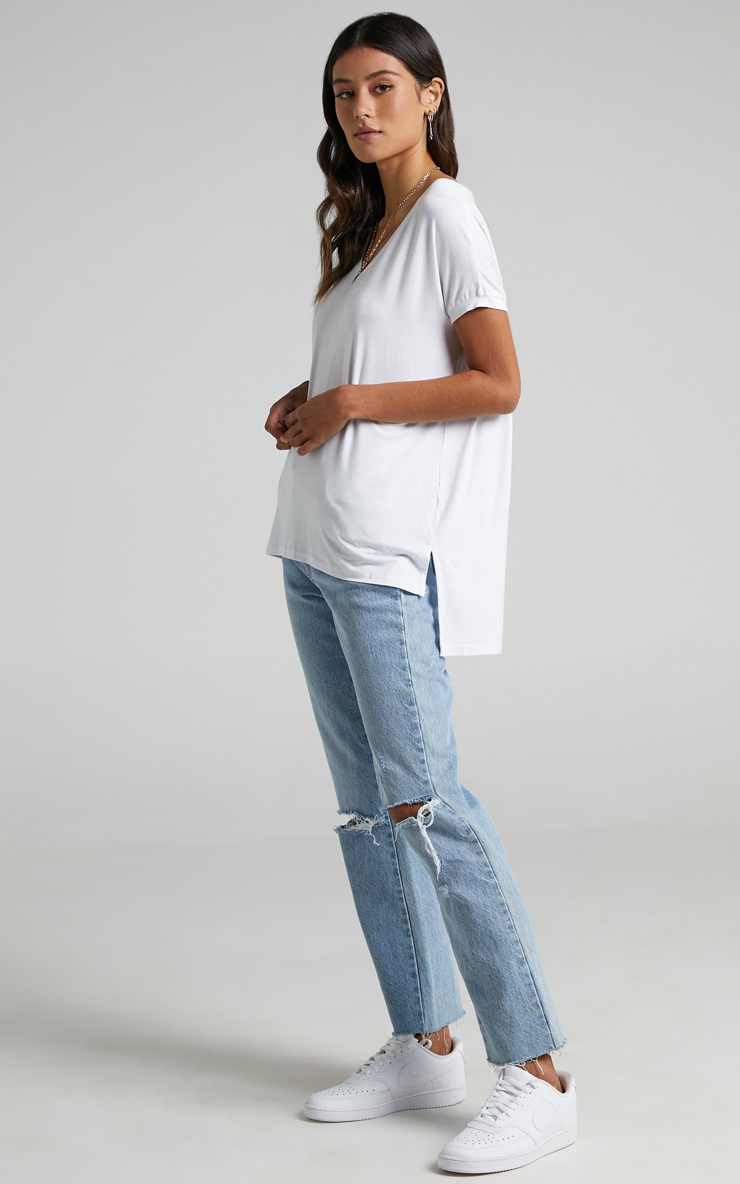 Back To Basics Top in White