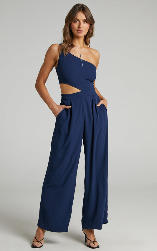 Beautiful Darkness Jumpsuit in Navy
