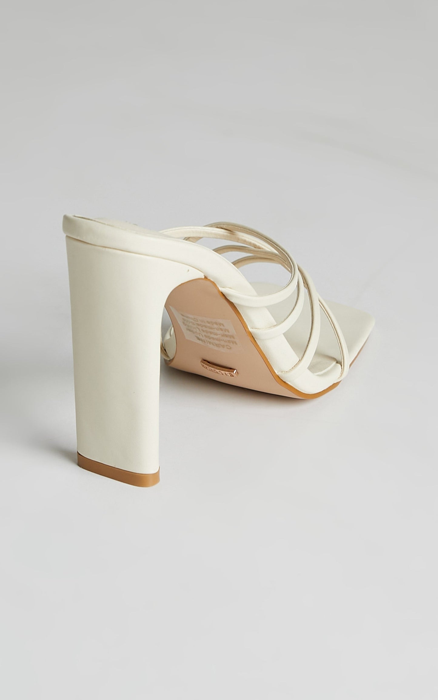 BILLINI - CARMINE HEELS in BONE