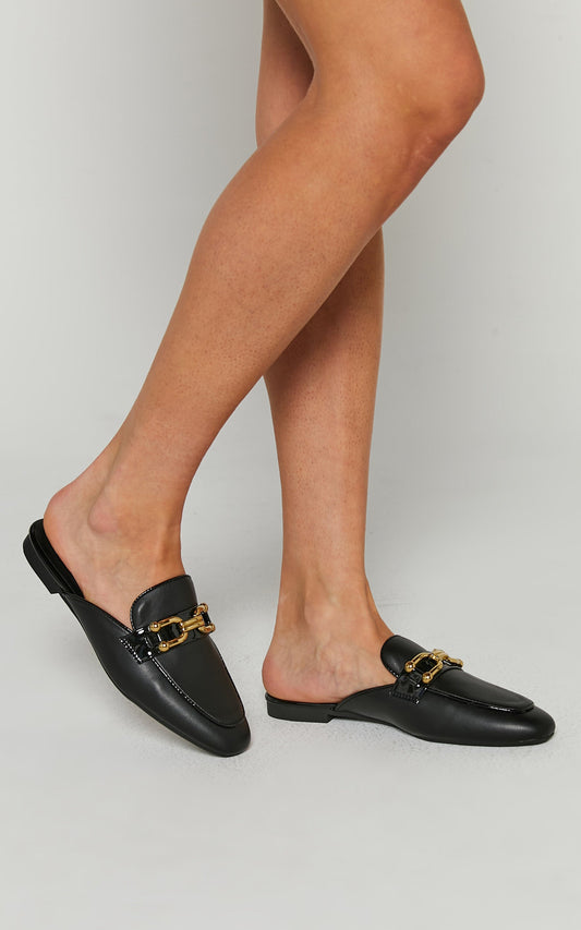 BILLINI - ELLIOT LOAFER SLIDE in Black