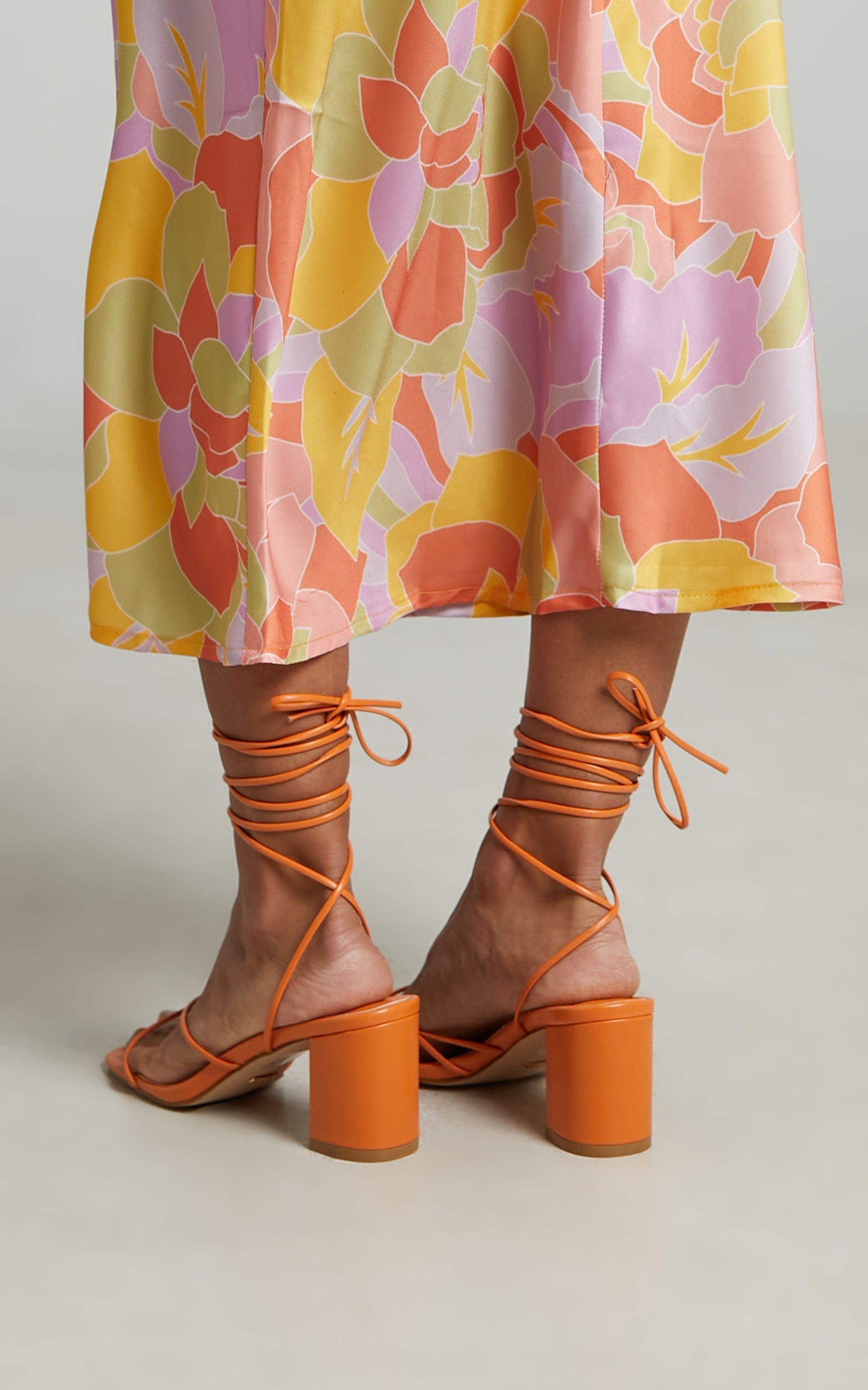 BILLINI - YOUNES HEELS in PAPAYA
