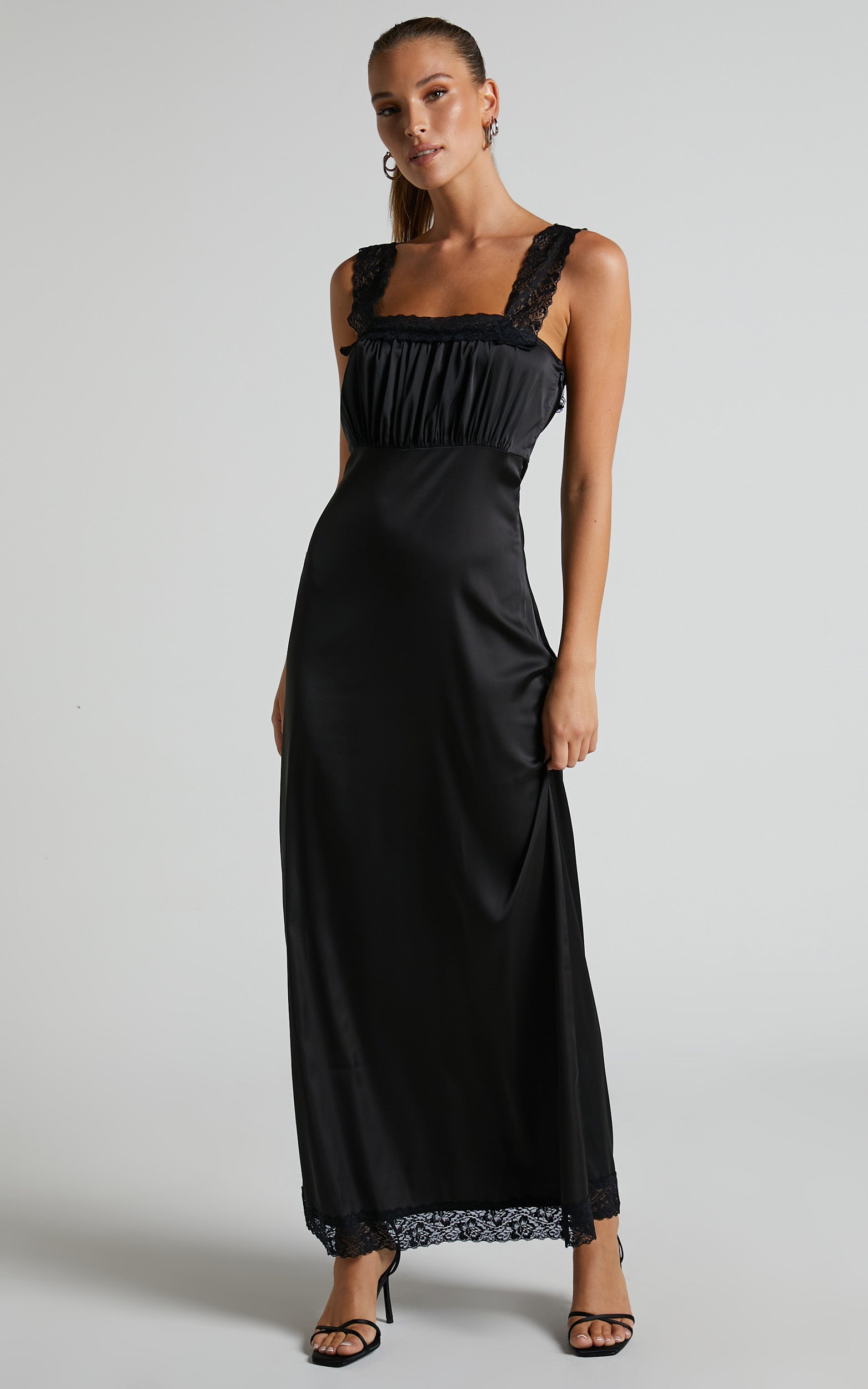 Lioness - Ballerina Vintage Maxi Dress in Onyx