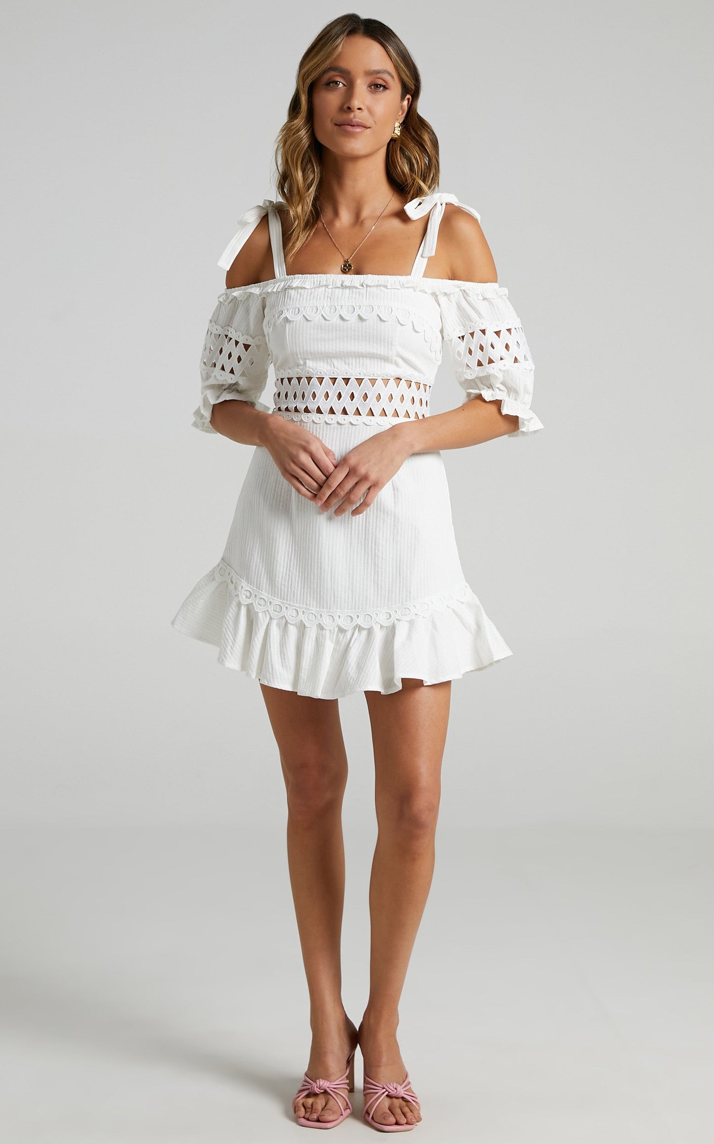 Balwyn Dress in White