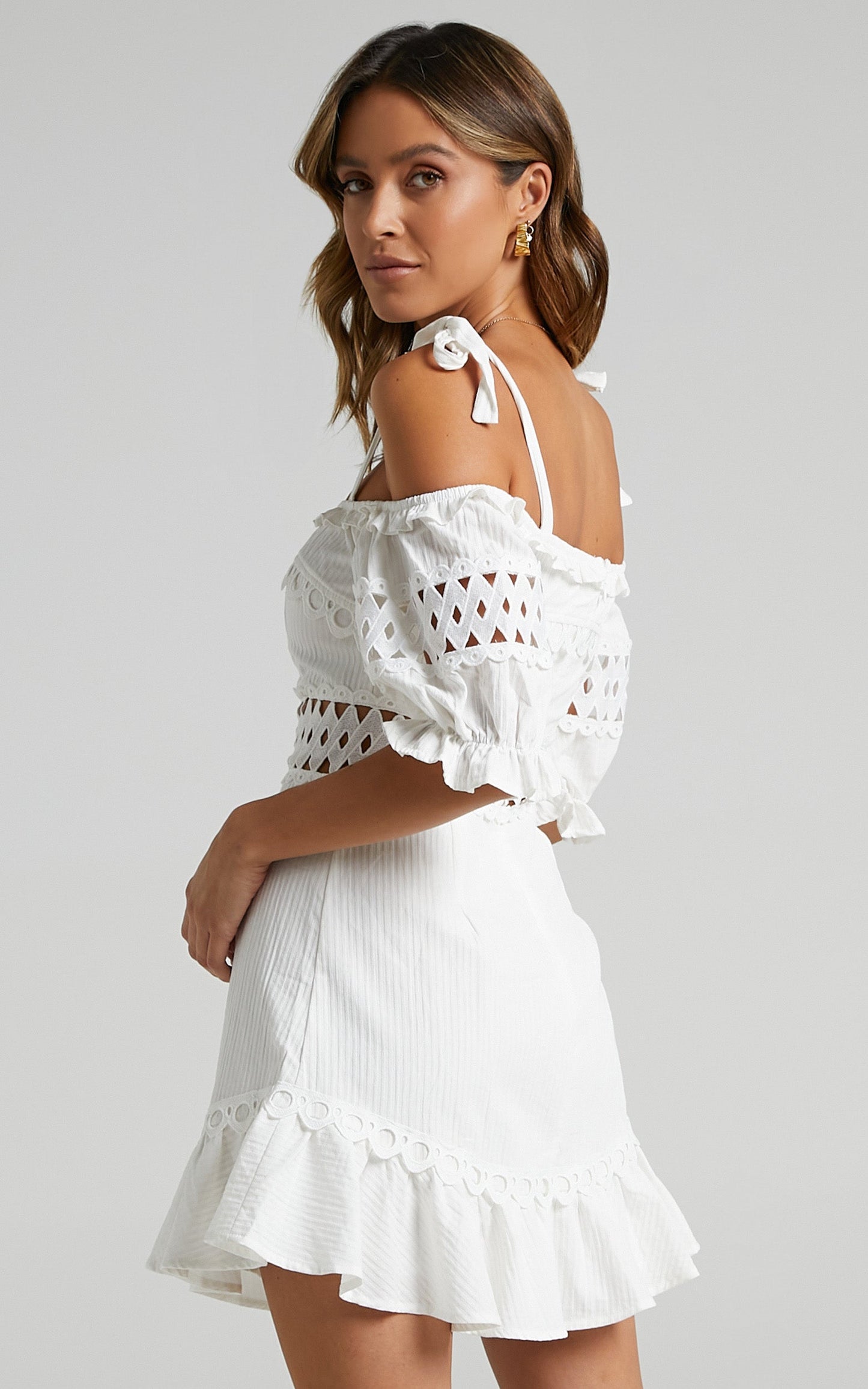 Balwyn Dress in White