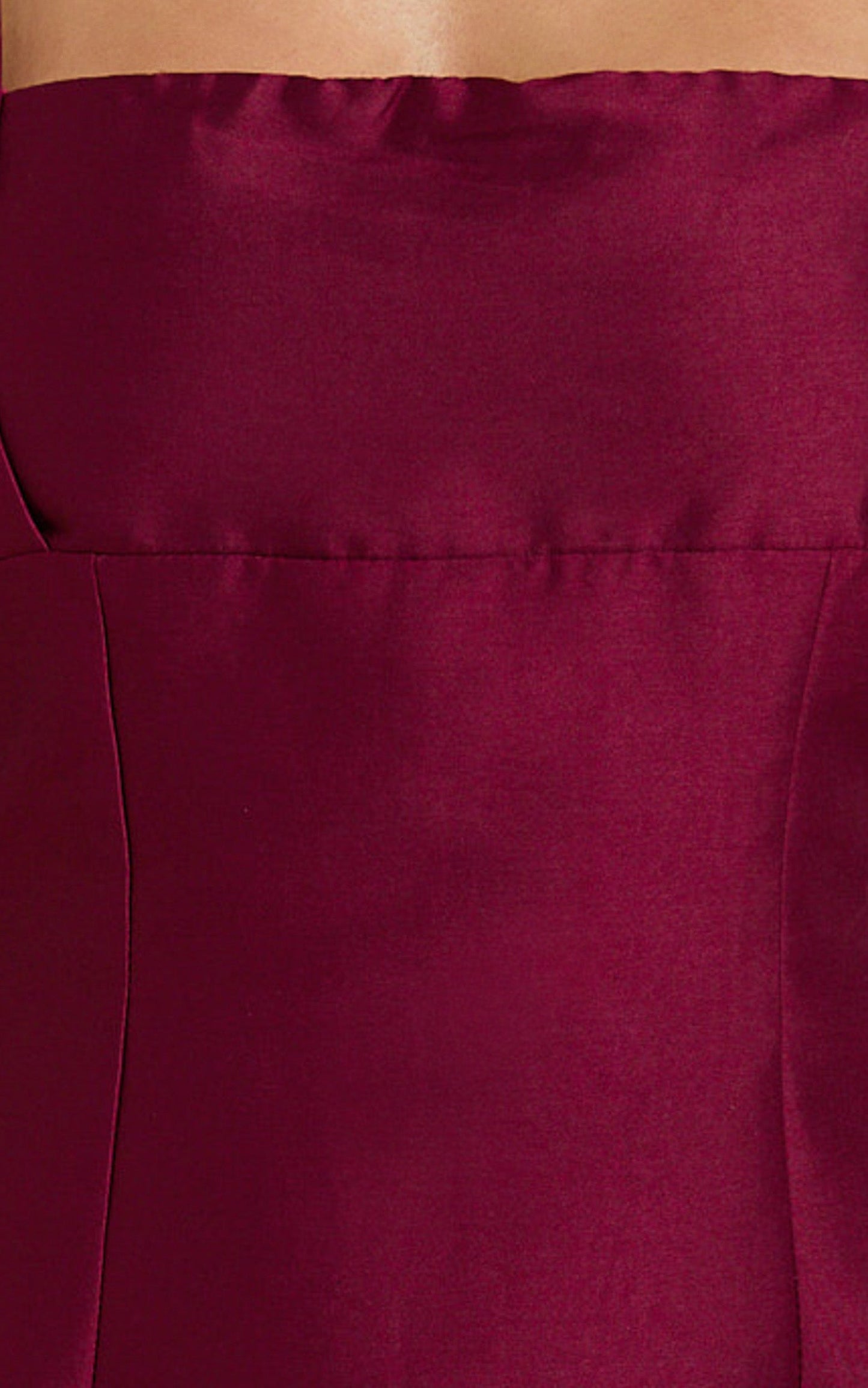 Beckett Mini Dress - Square Neck Form Fitting Dress in Wine