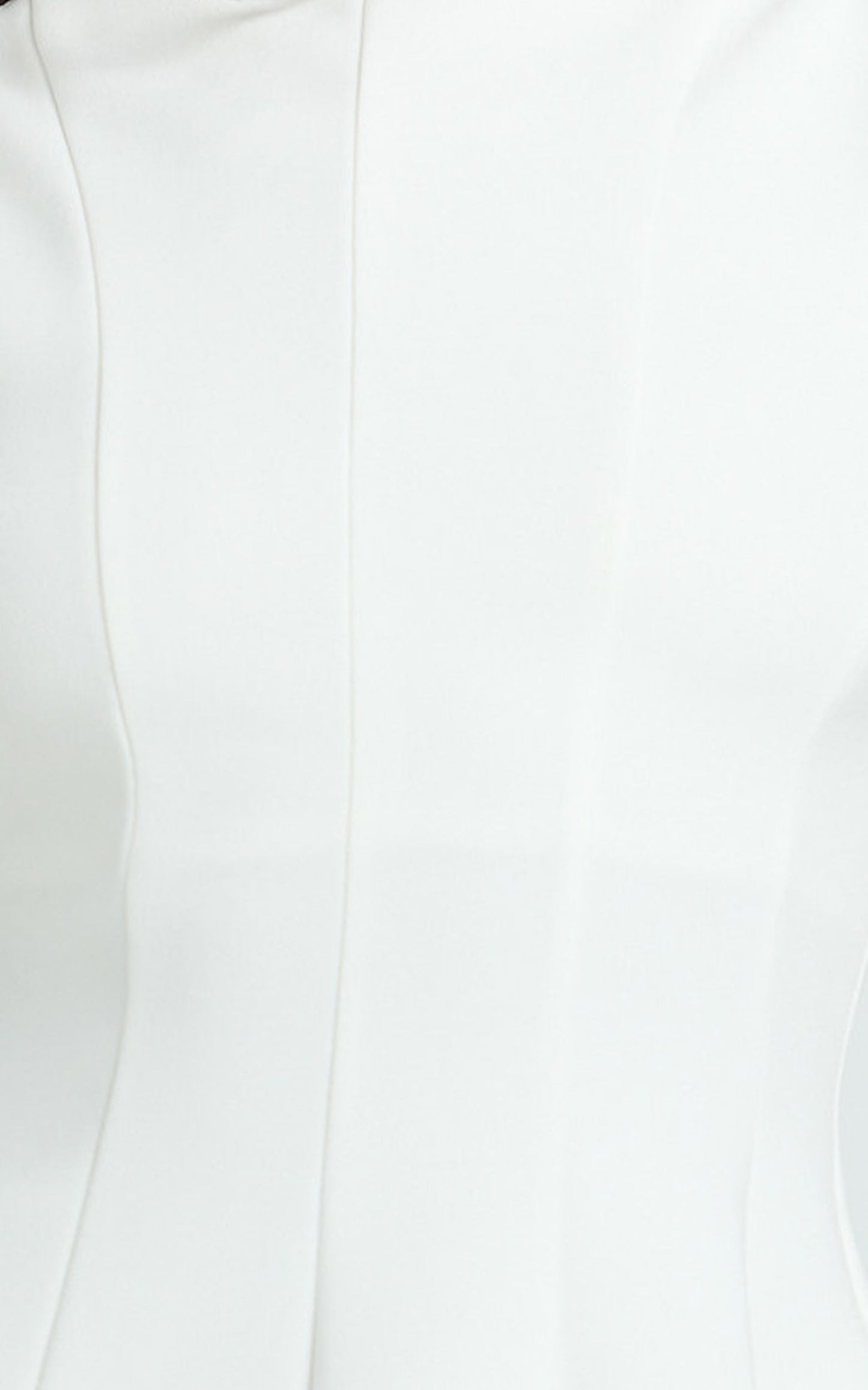 Becky Mini Dress - High Neck Sleeveless Fit And Flare Dress in White