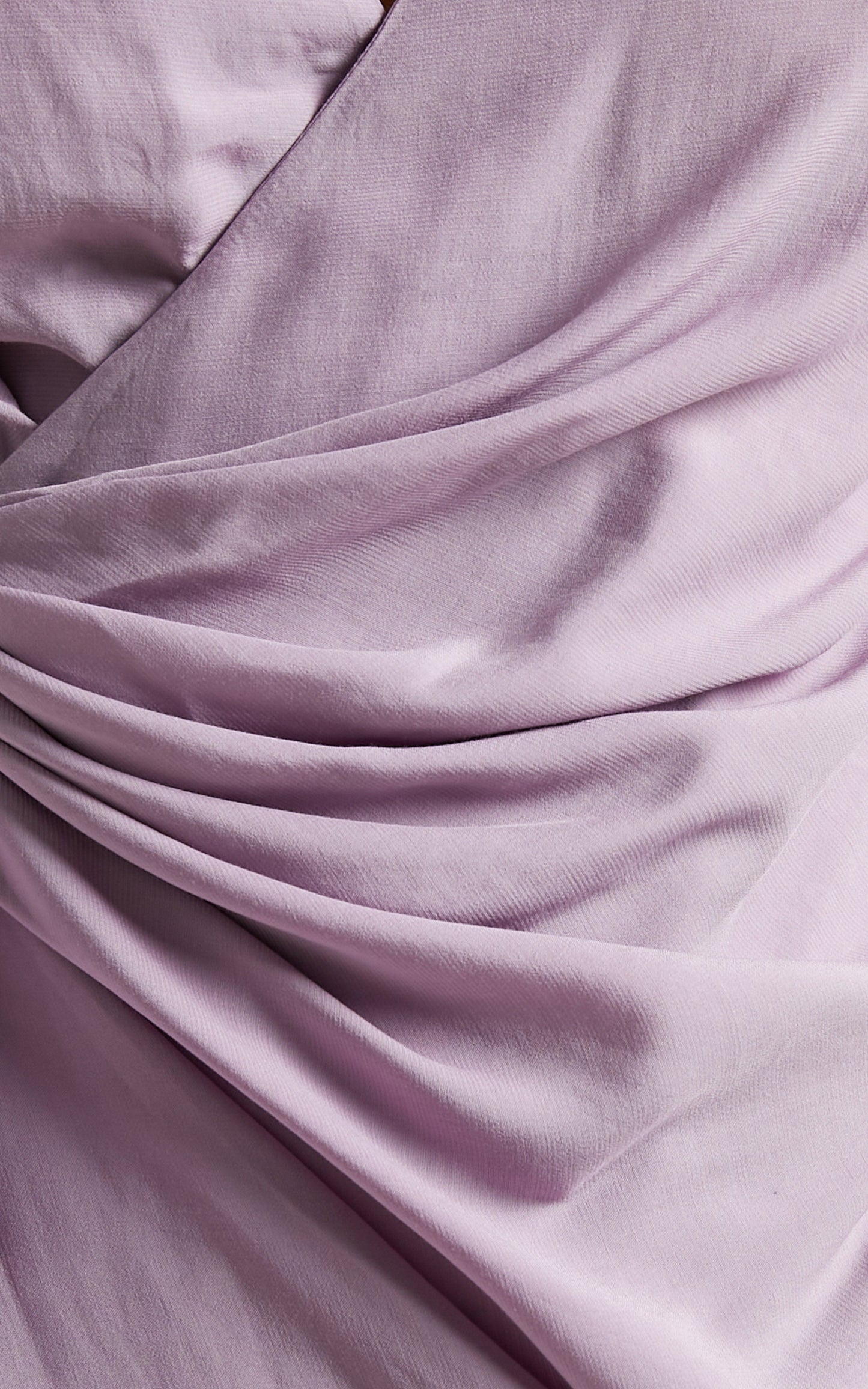 Bellefleur Mini Dress - Faux Wrap Dress in Lilac