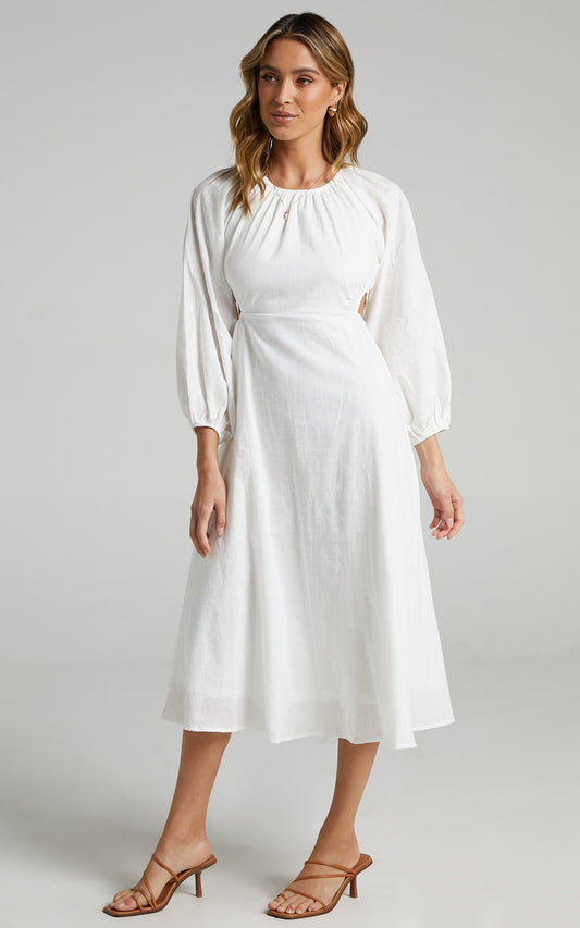 Bennett Dress in White