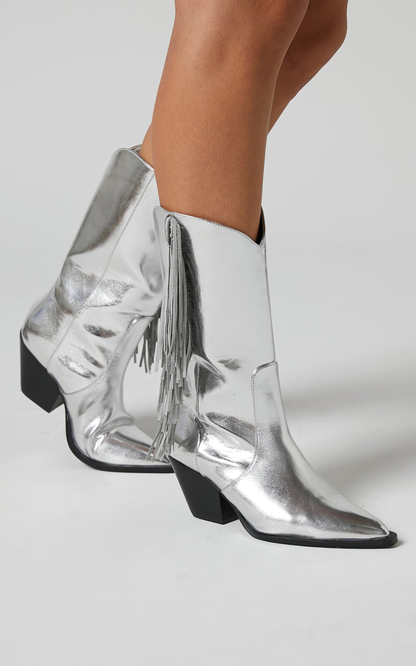 Billini - Andi Boots in Silver Metallic