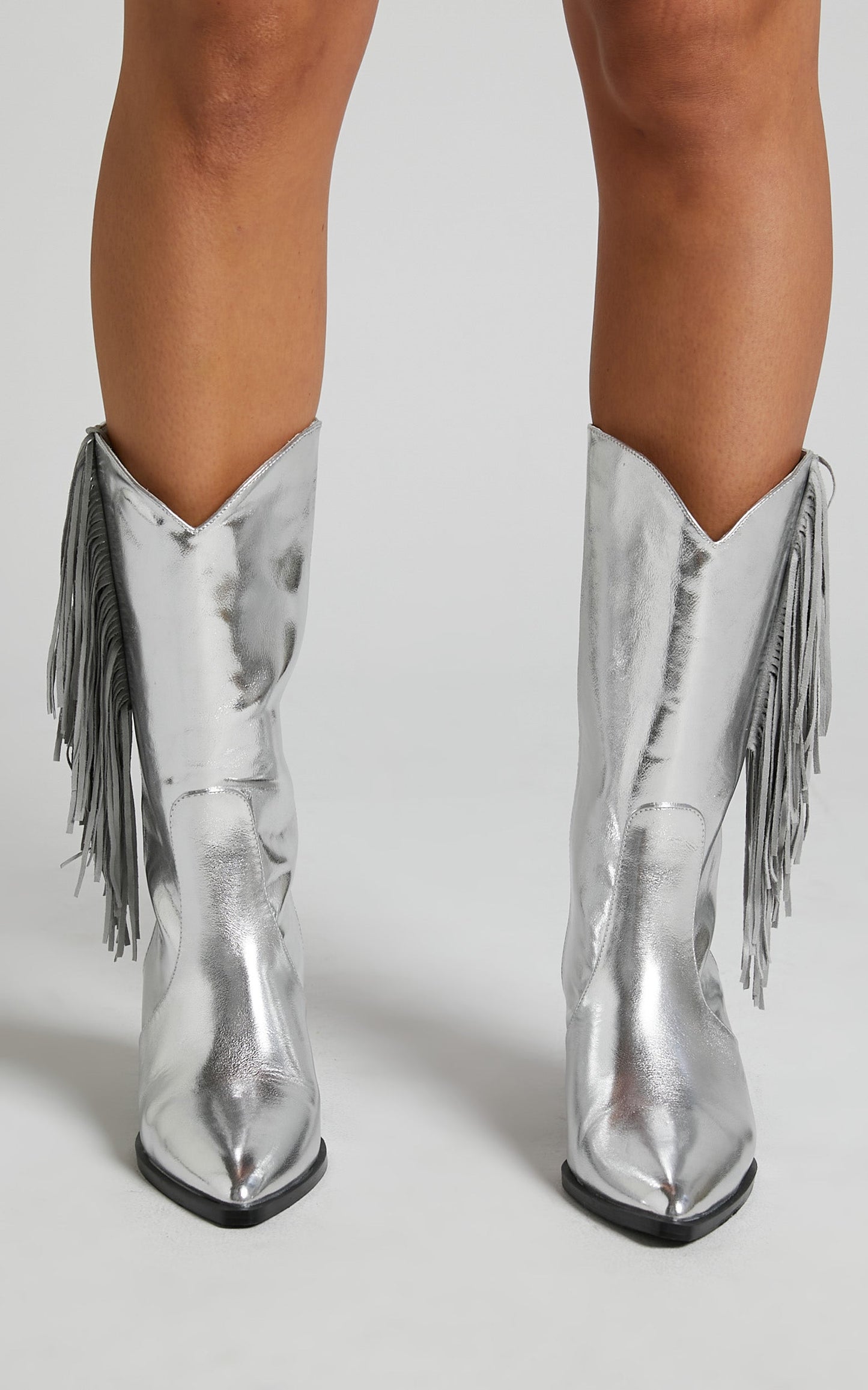 Billini - Andi Boots in Silver Metallic