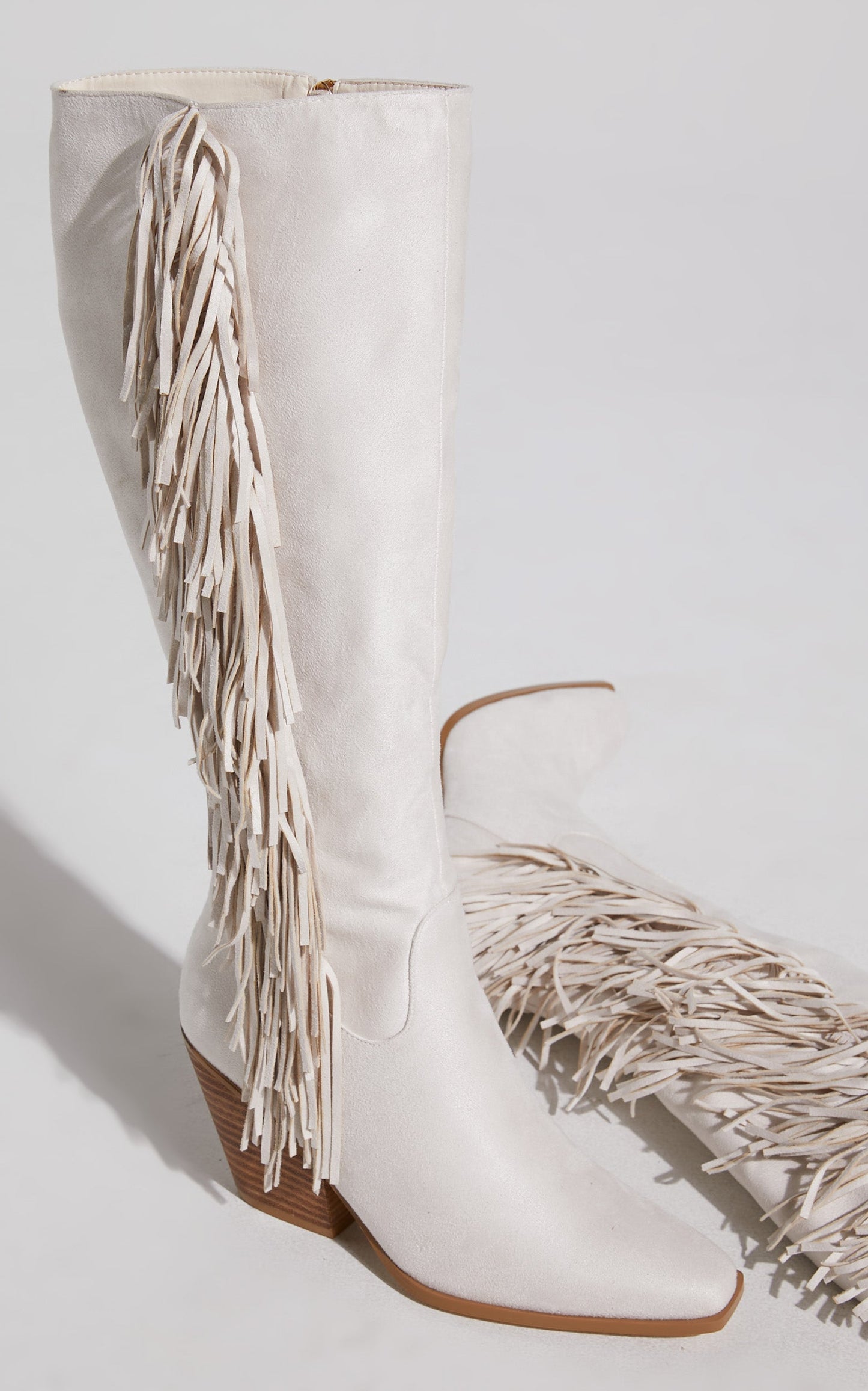 Billini - Ceylan Boots in Cream Suede