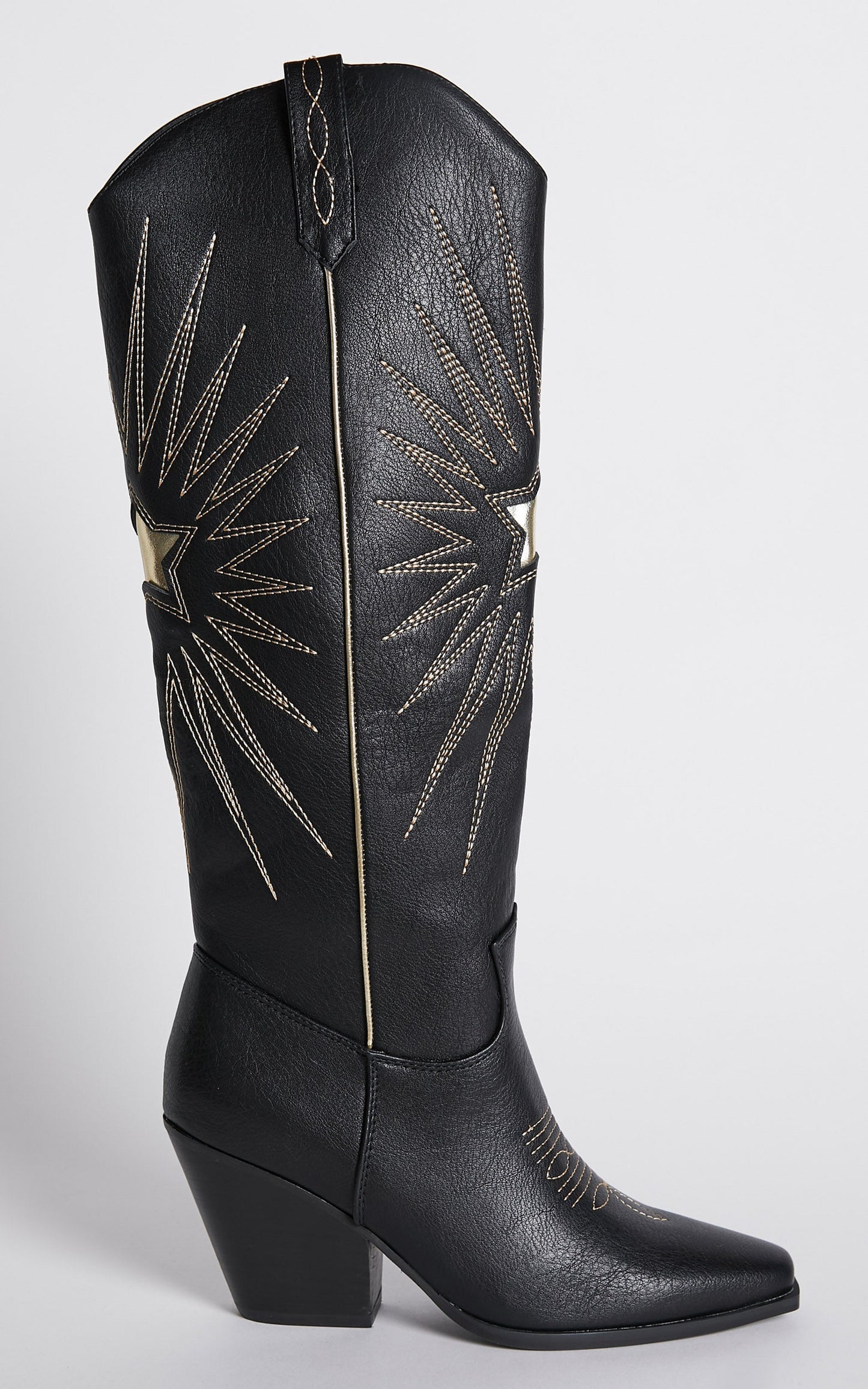 Billini - Constance Boots in Black Gold Metallic