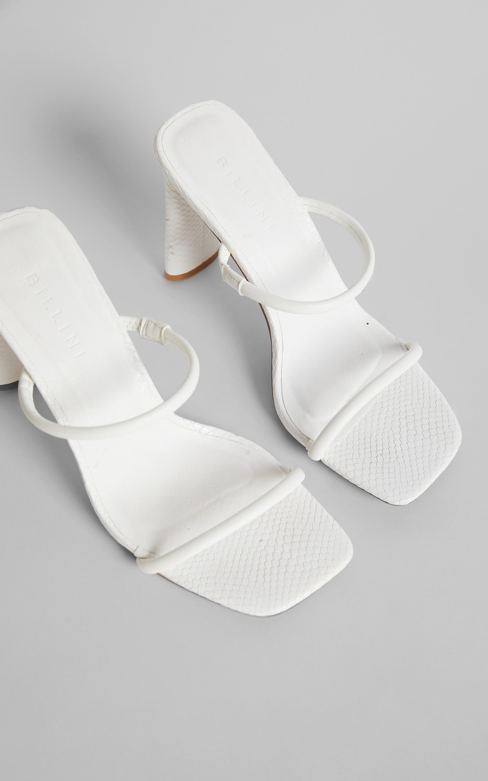 Billini - Johana Heels in White Scale