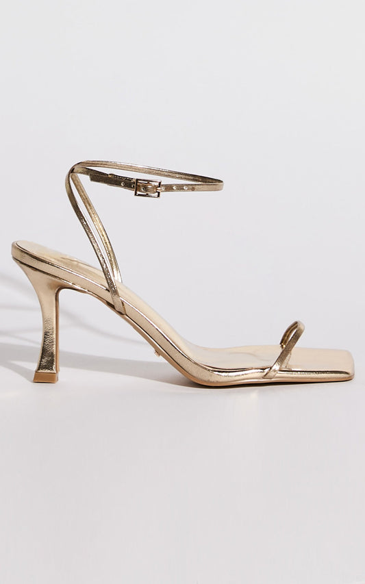 Billini - Judy Heels in Gold Metallic