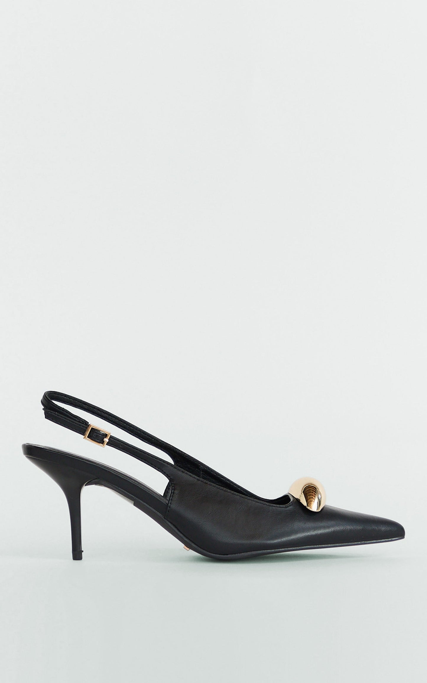 Billini - Lettie Hardware Detail Heels in Black