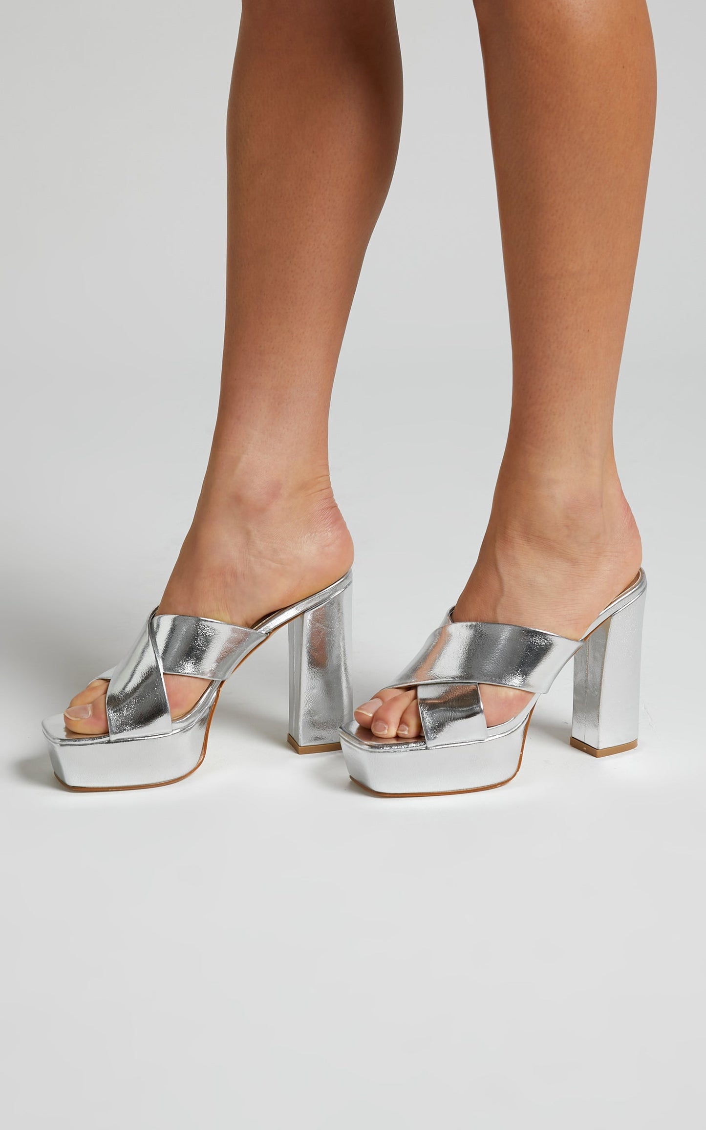 Billini - Madeleine Heels in Silver Metallic