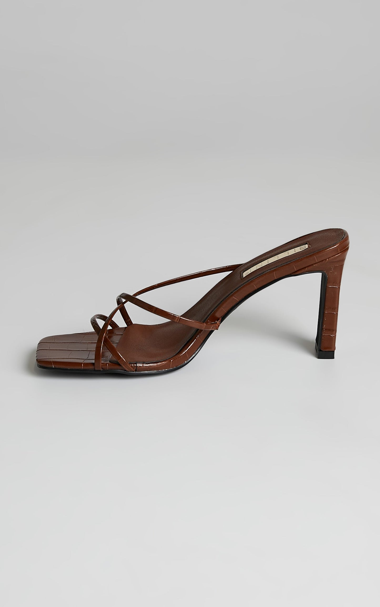 Billini - Oakly Heels in Espresso Croc