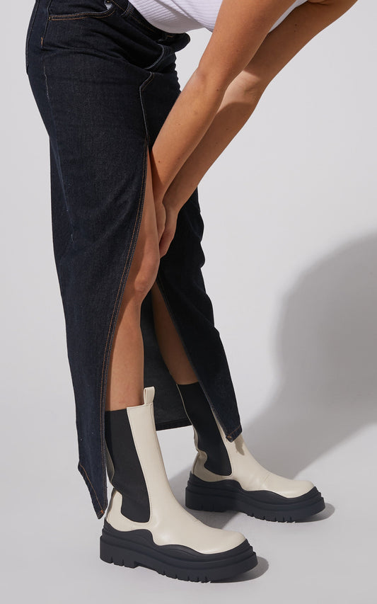 Billini - PORTLAND Boots in Bone - Black