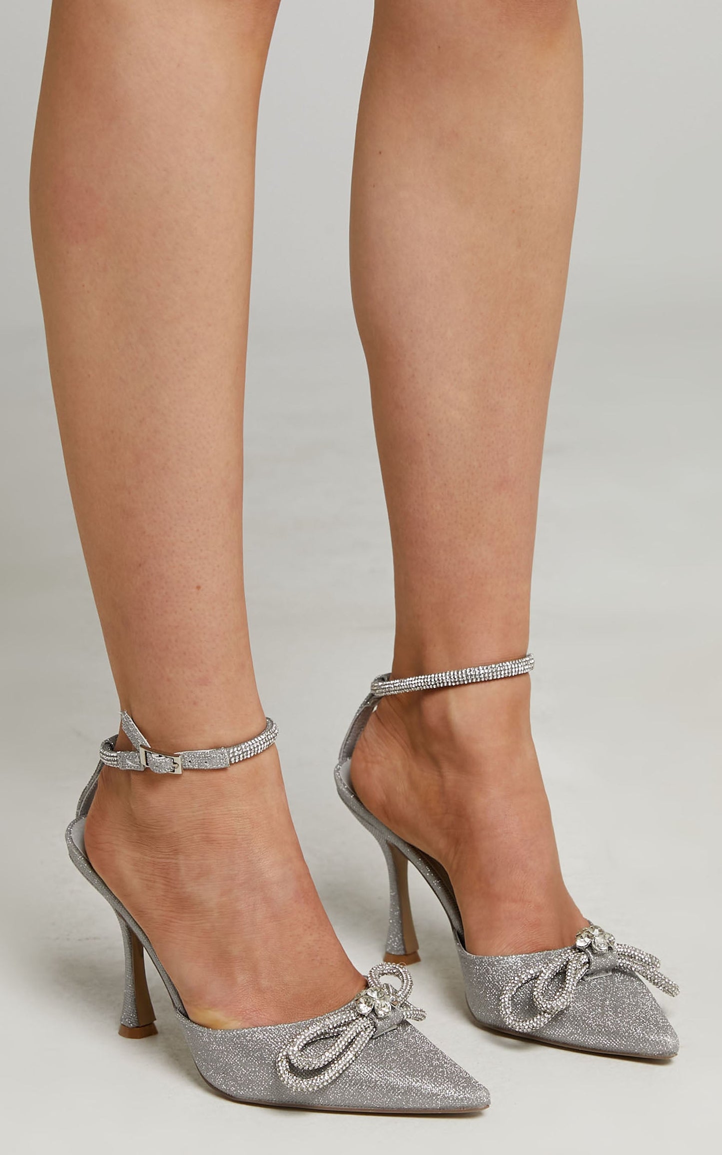Billini - Valery Heels in Silver Glitter
