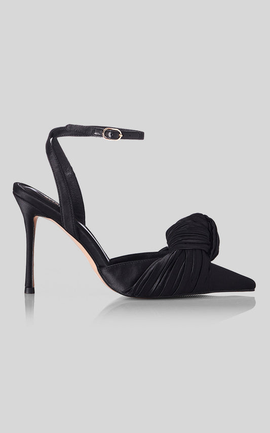 Alias Mae - Bonnie Heels in Black Satin