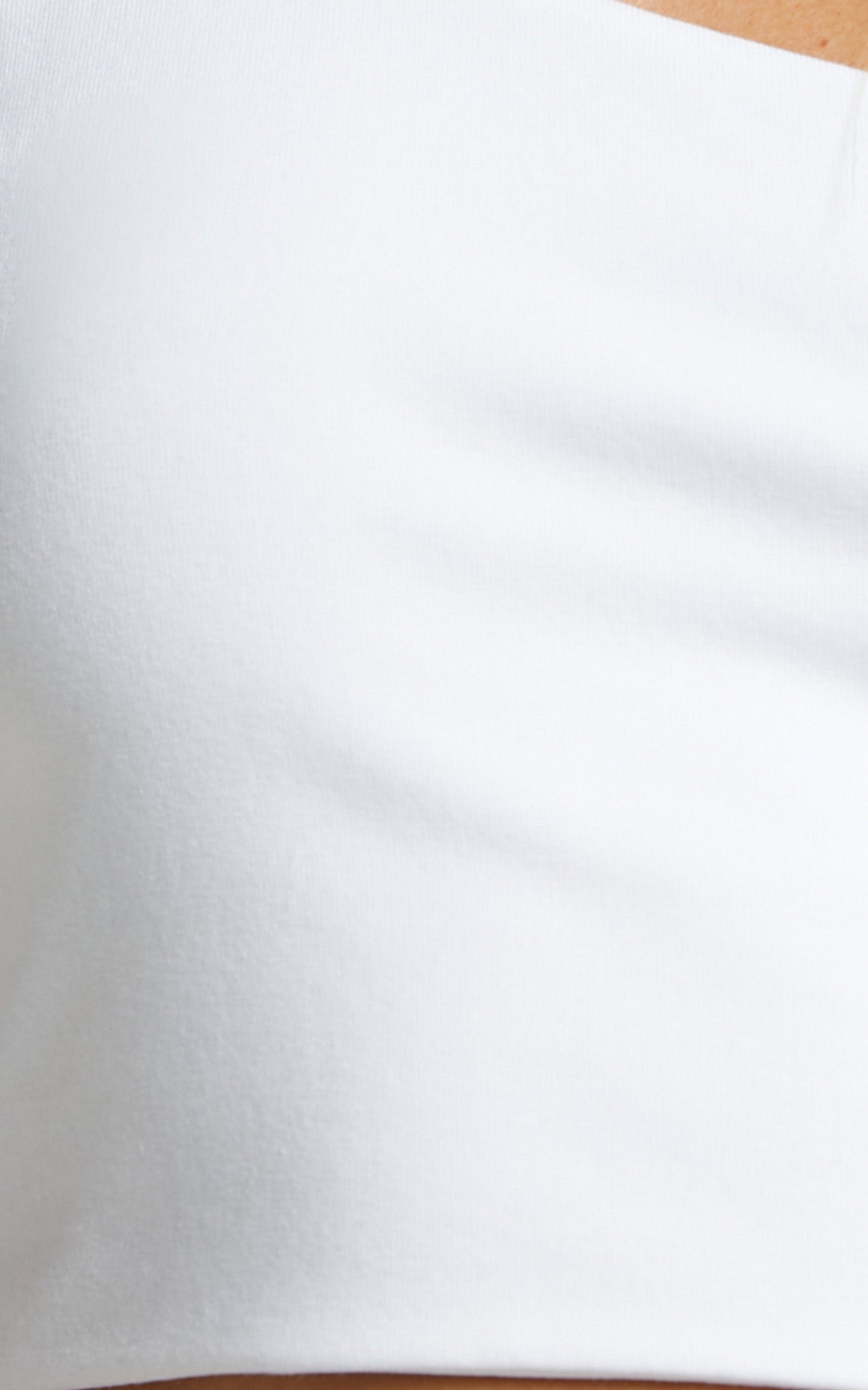 Bonny Top - One Shoulder Crop Top in White