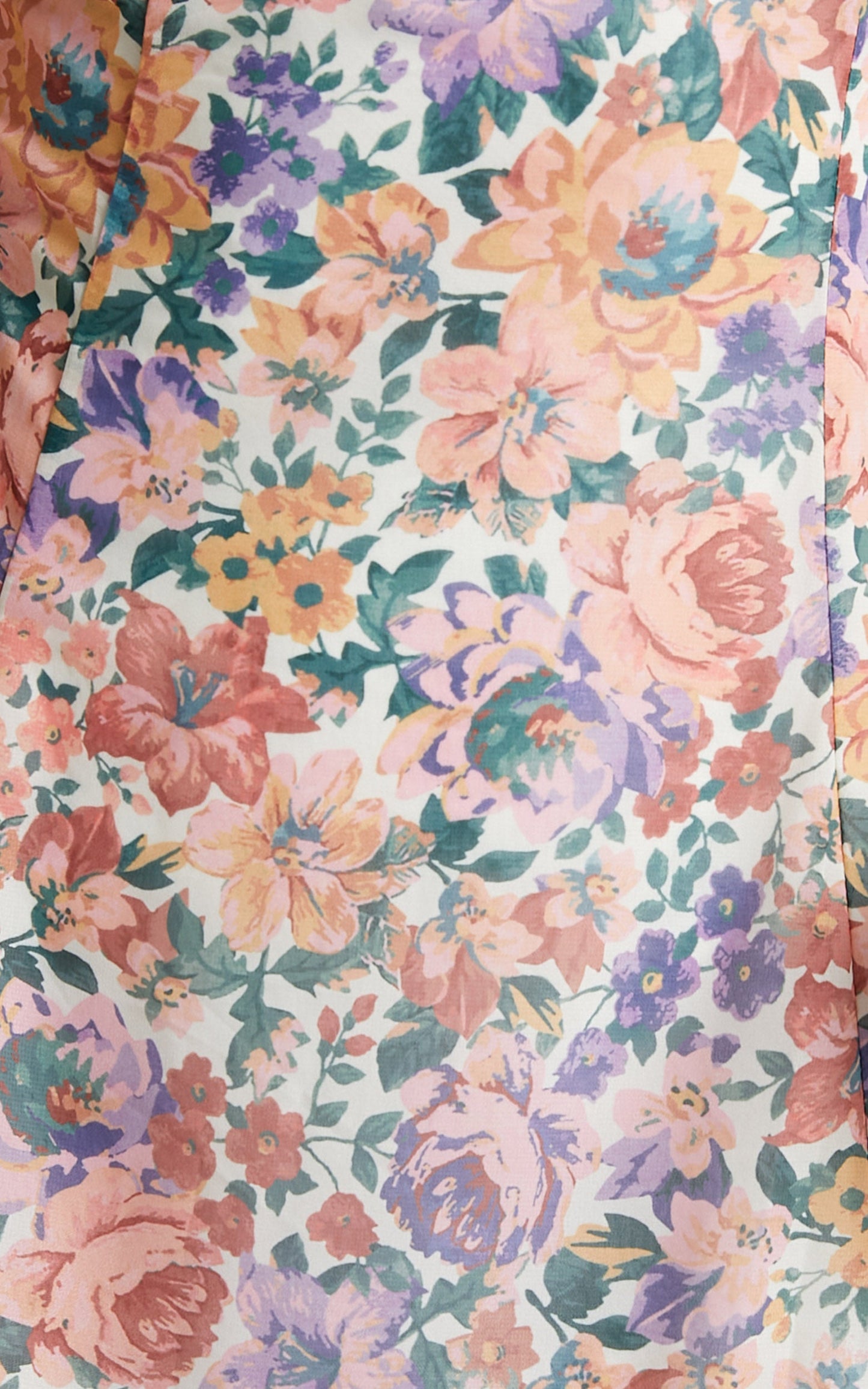 Brielle Mini Dress - Tie Back Dress in Secret Garden