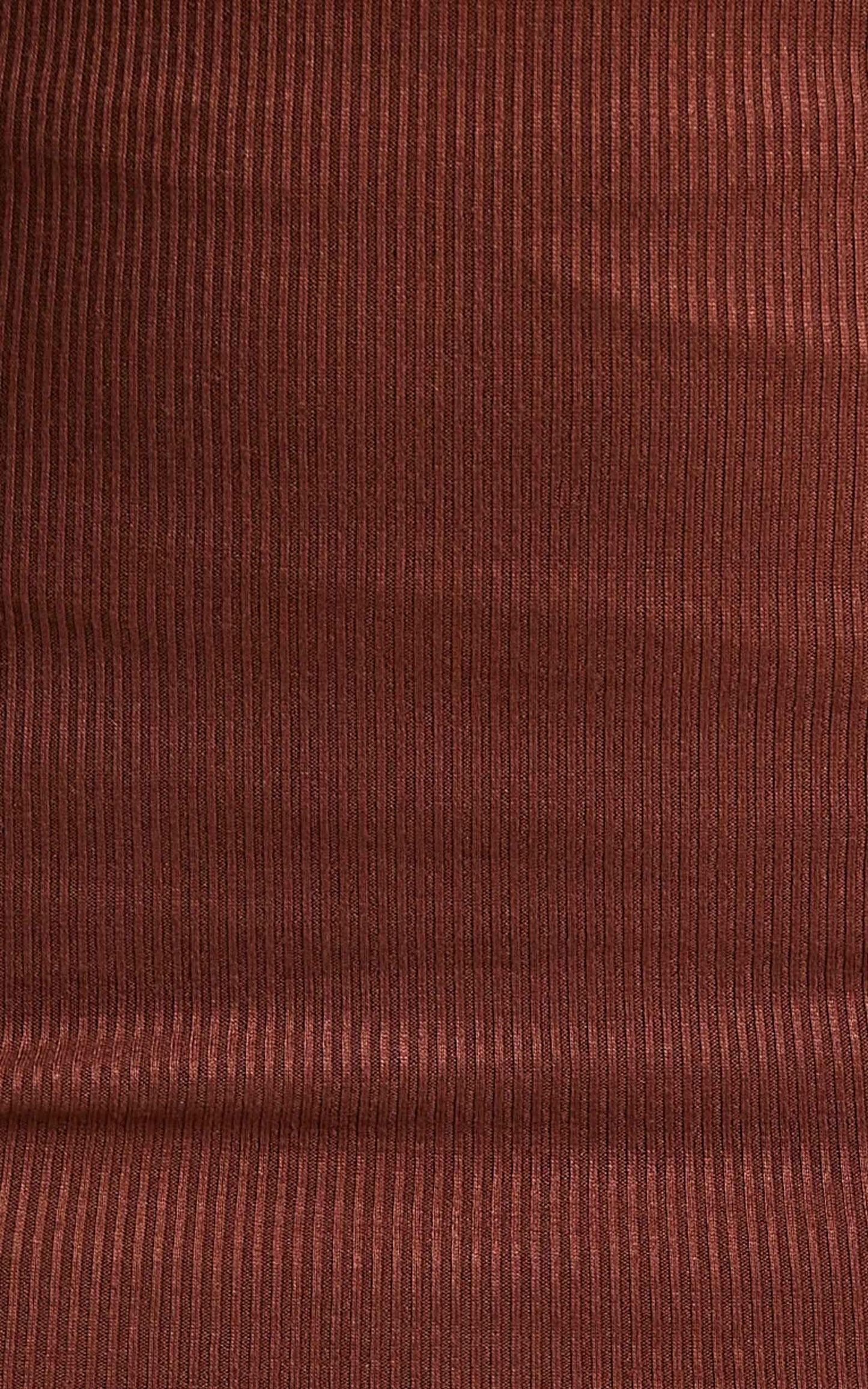 Brittah Mini Dress - Long Sleeve Dress in Chocolate
