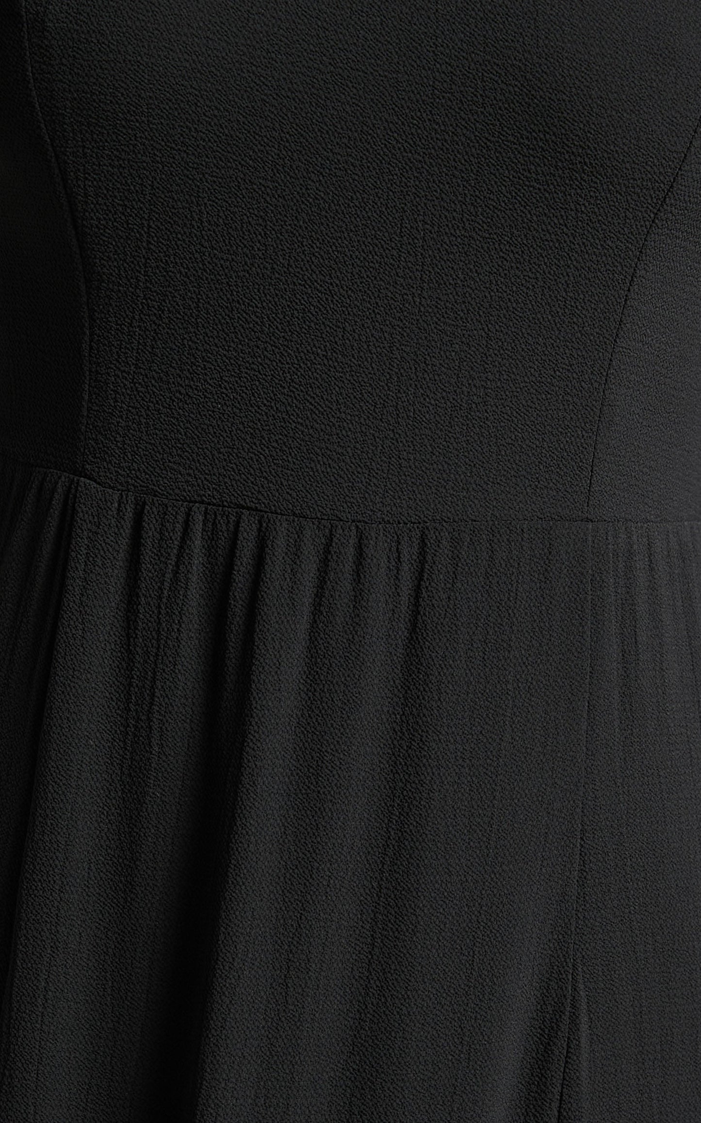 Bryanne Maxi Dress - Off The Shoulder Bishop Sleeve Dress in Black