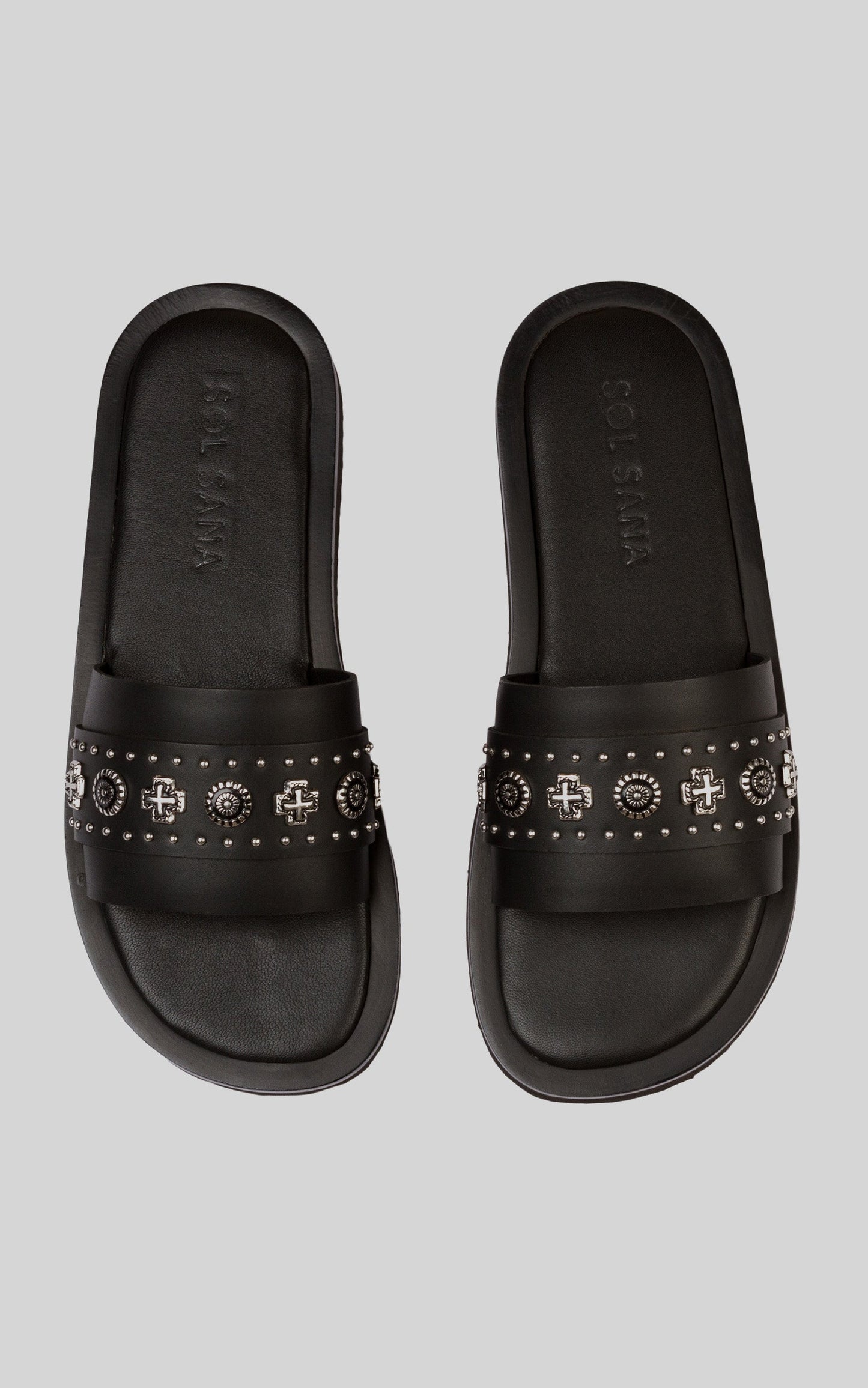 Sol Sana - Cleo Slides in Black