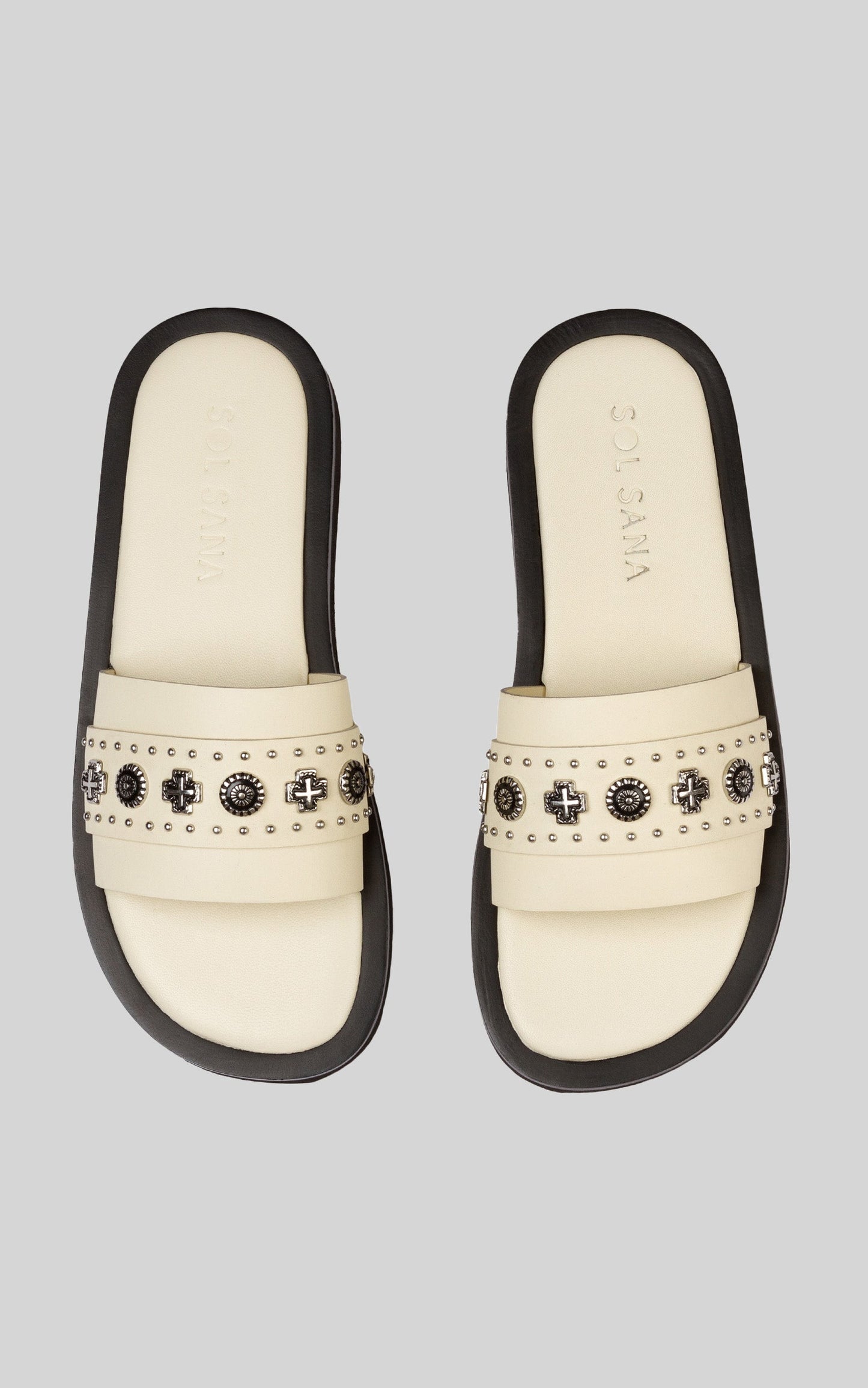 Sol Sana - Cleo Slides in Off White