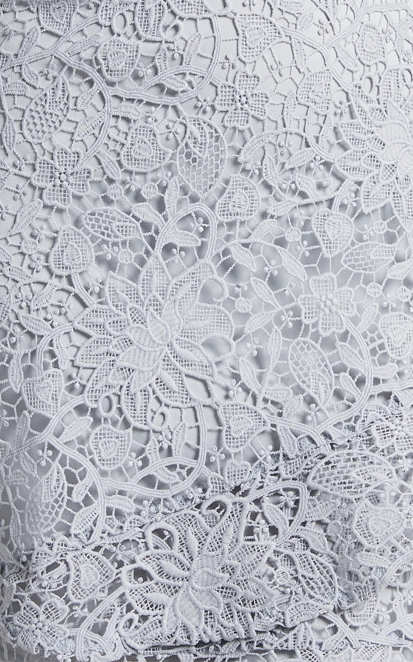 Cryptic Love Dress in Grey Lace