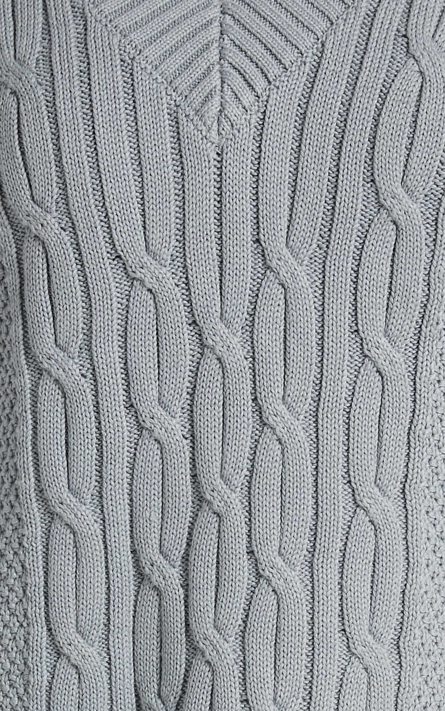 Cadha Vest - Knit Sweater Vest in Grey