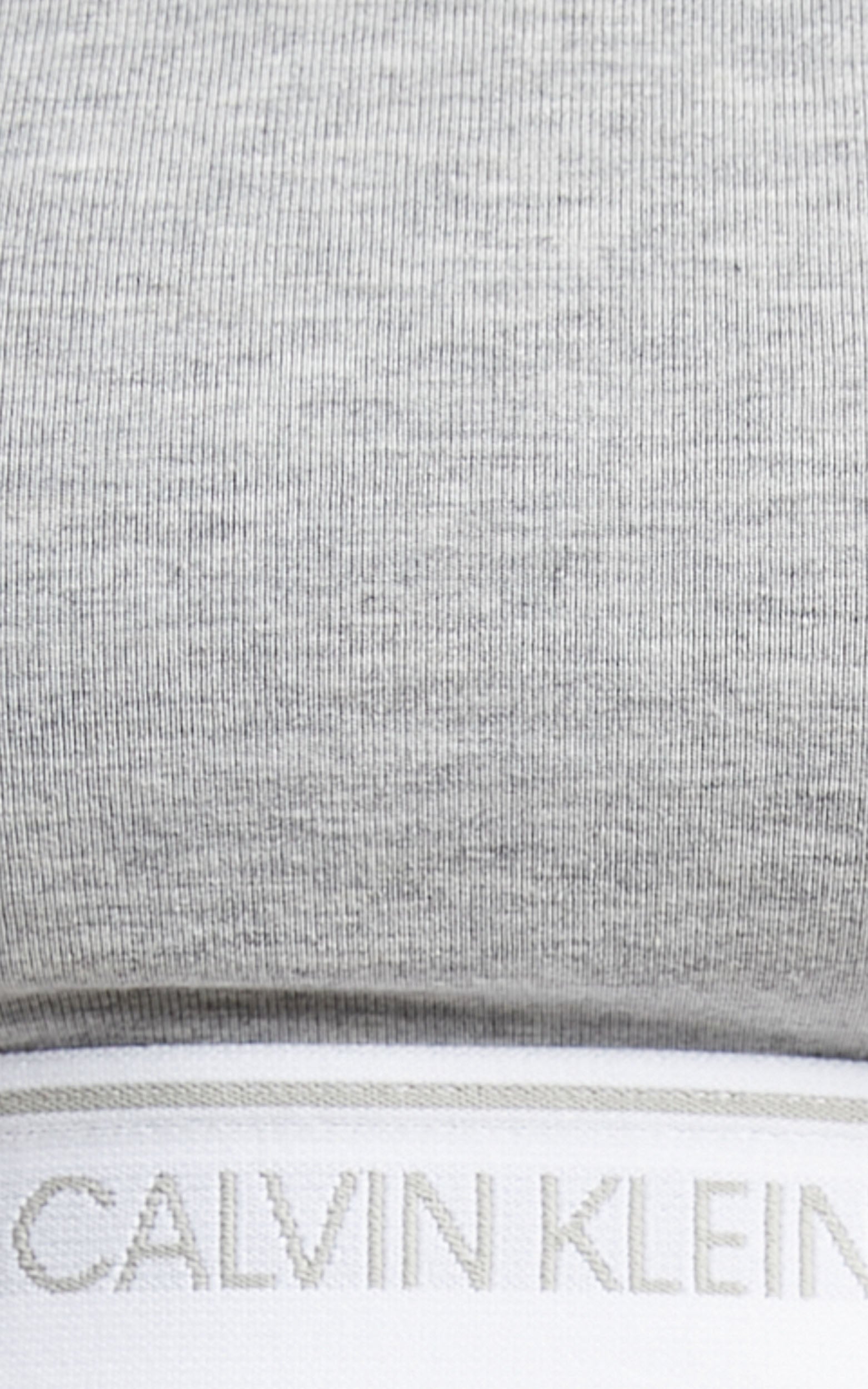 Calvin Klein - CK ONE COTTON BRALETTE UNLINED in Grey Heather