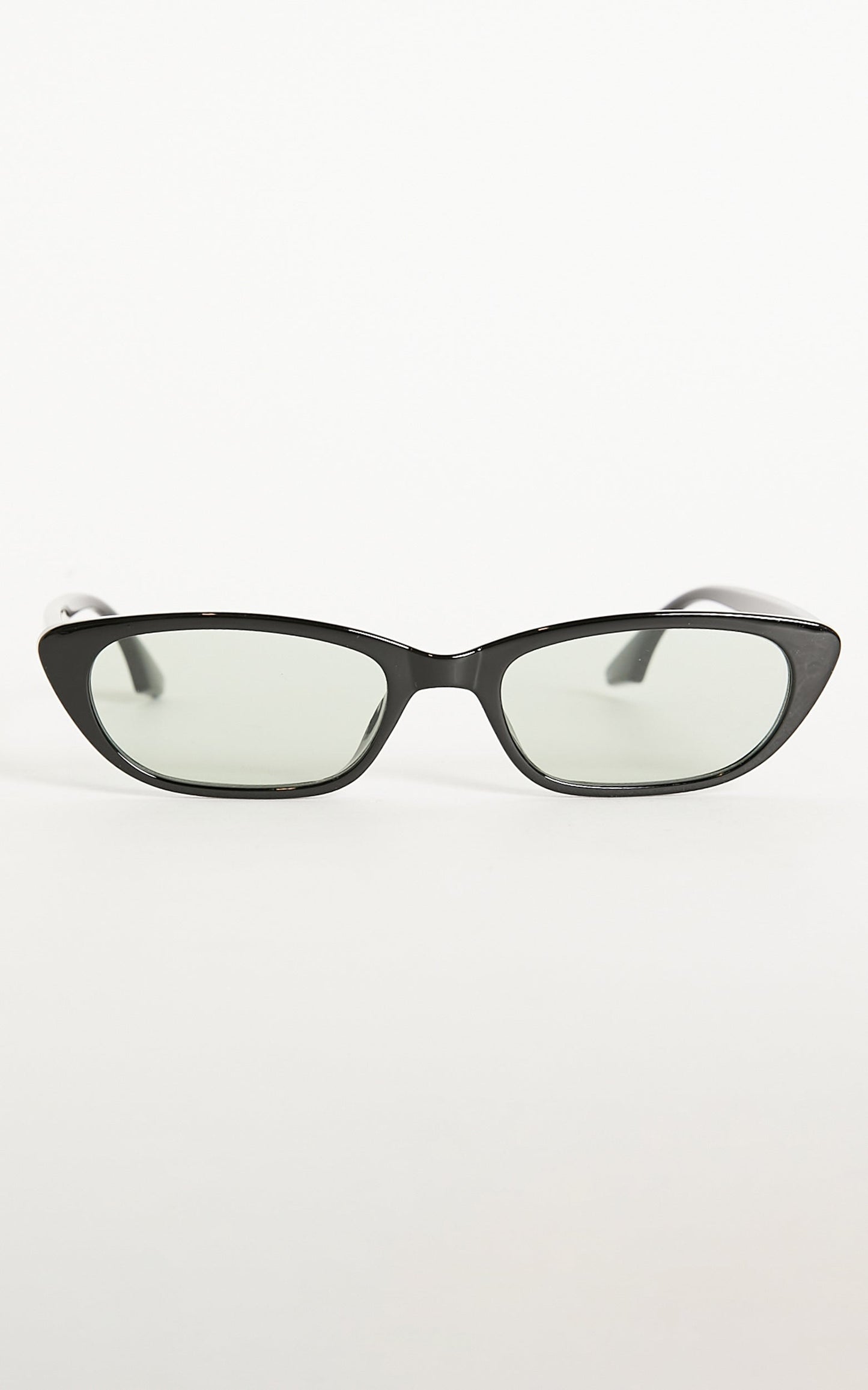Camille Rectangle Sunglasses in Black