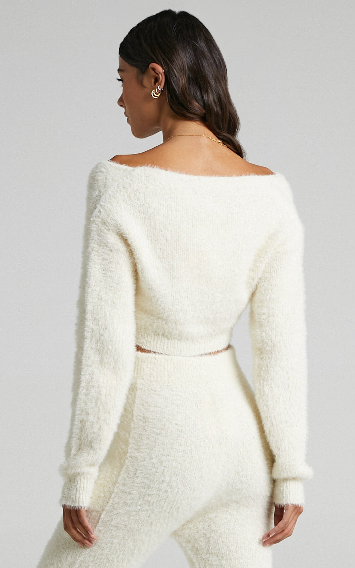 Carey Knit Jumper in Cream