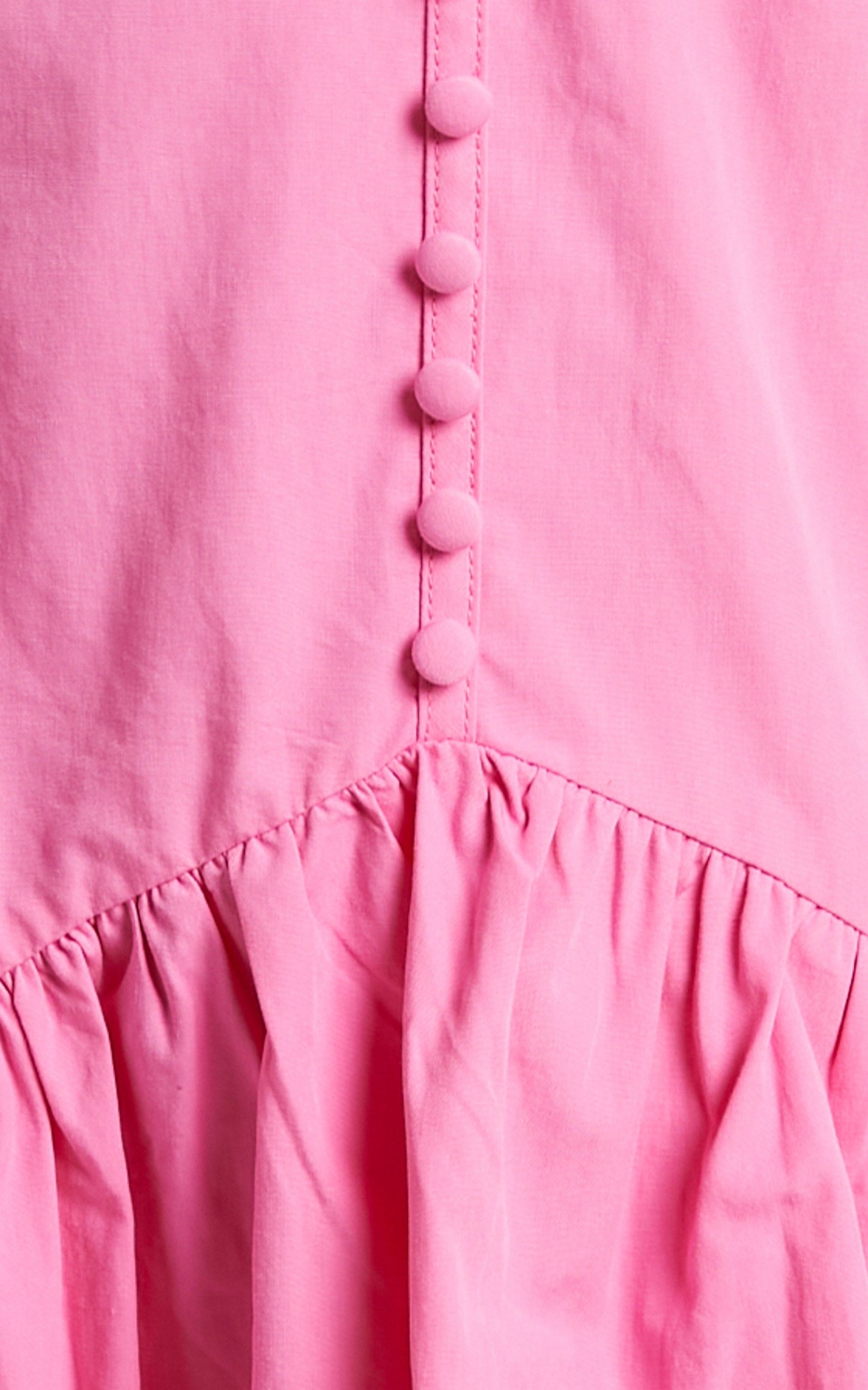 Carlyle Mini Dress - Long Sleeve Corset Dress in Bright Pink