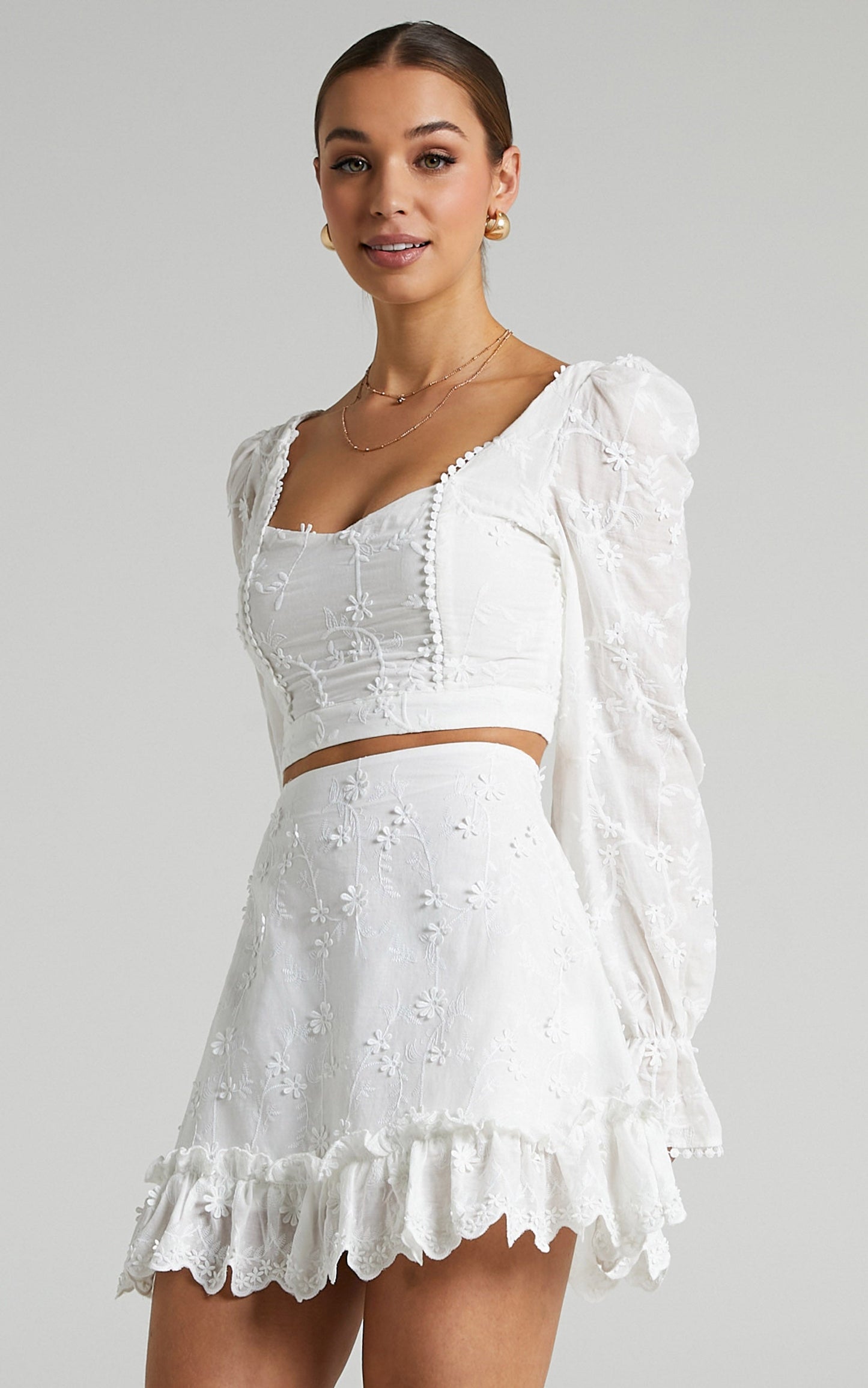 Carosa Skirt in White