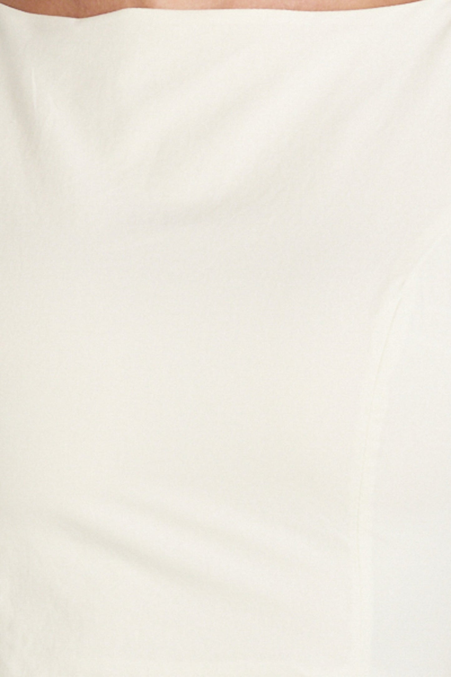 Casina Midi Dress - Boat Neck Tie Back Fit And Flare Dress in Off White