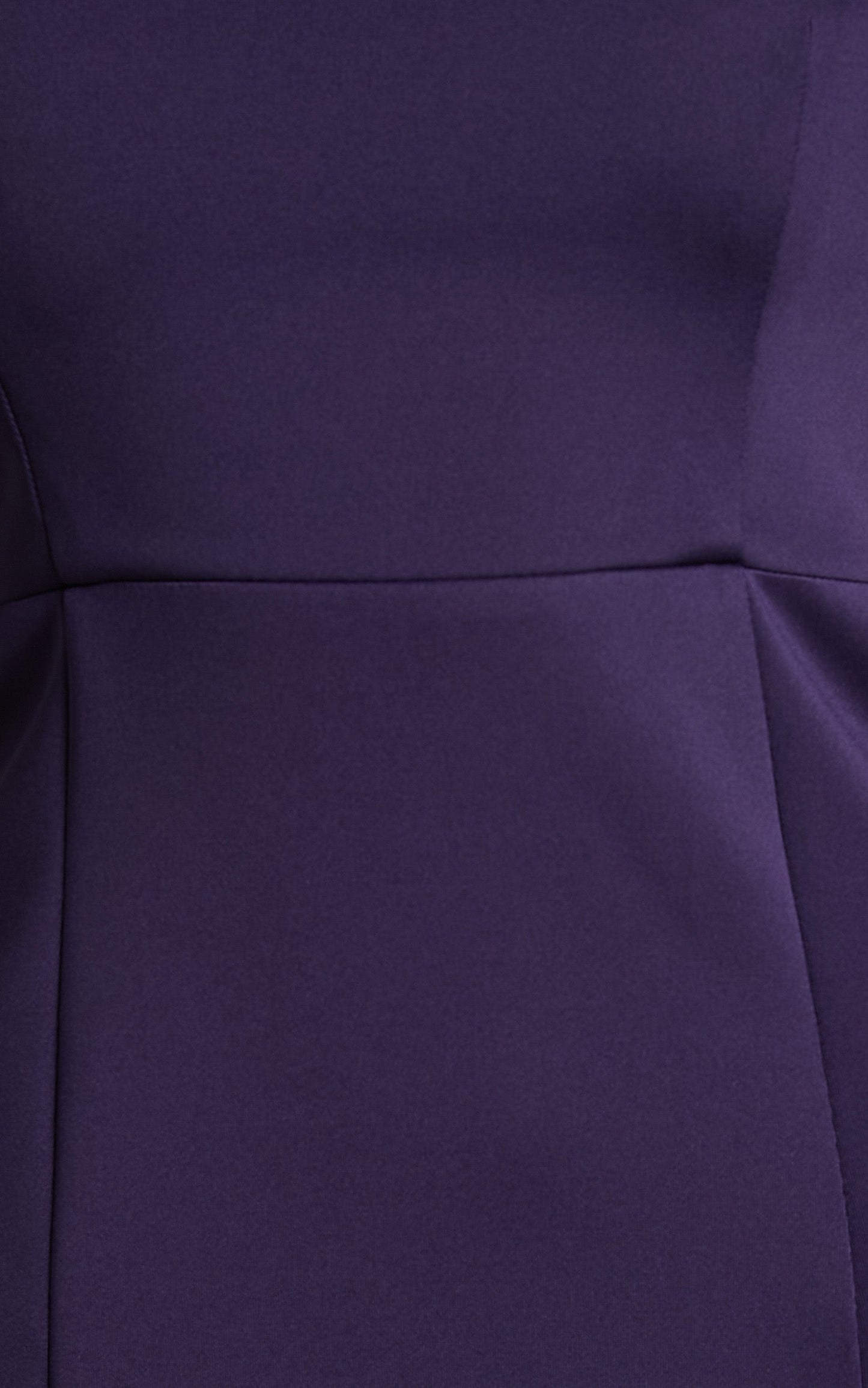 Cathalina Midi Dress - Thigh Split Square Neck Dress in Purple