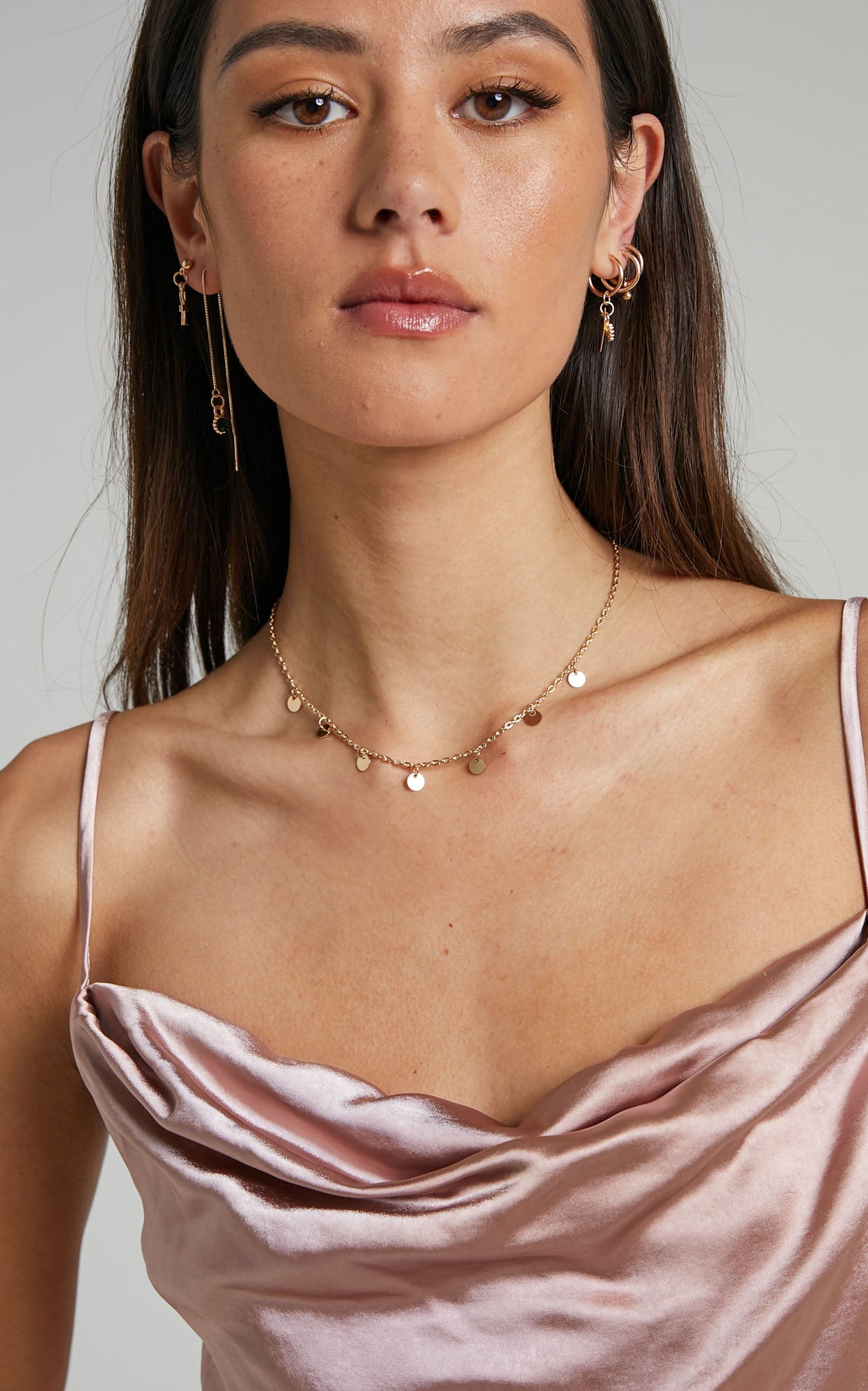 Cathlia Necklace in Gold