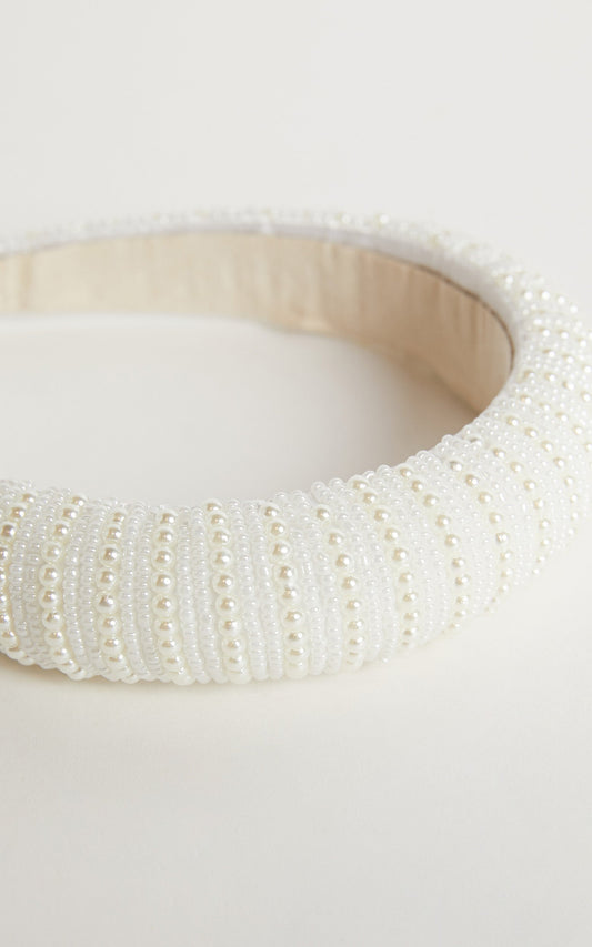 Chamomile Headband in White