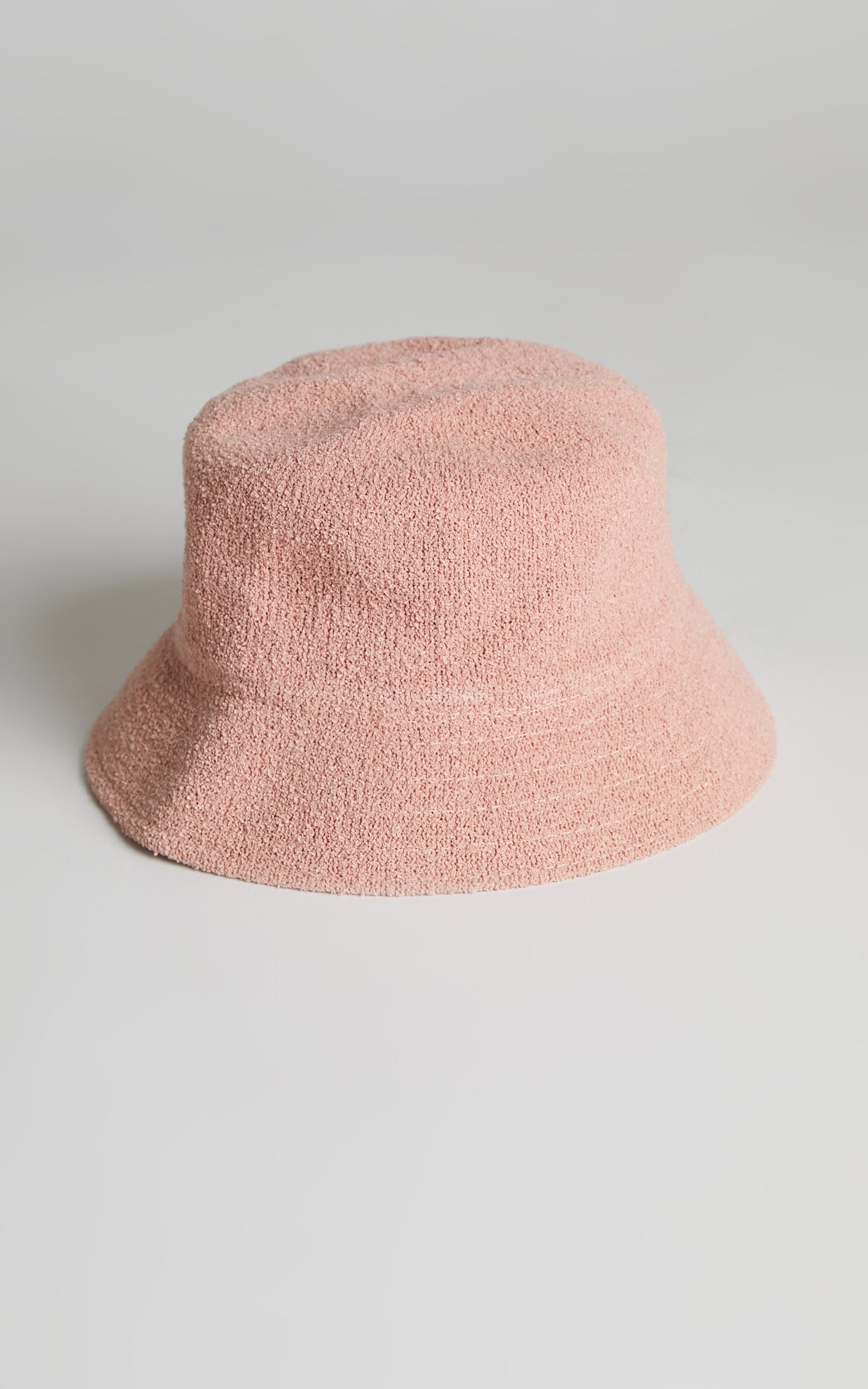 Charita Bucket Hat in Baby Pink