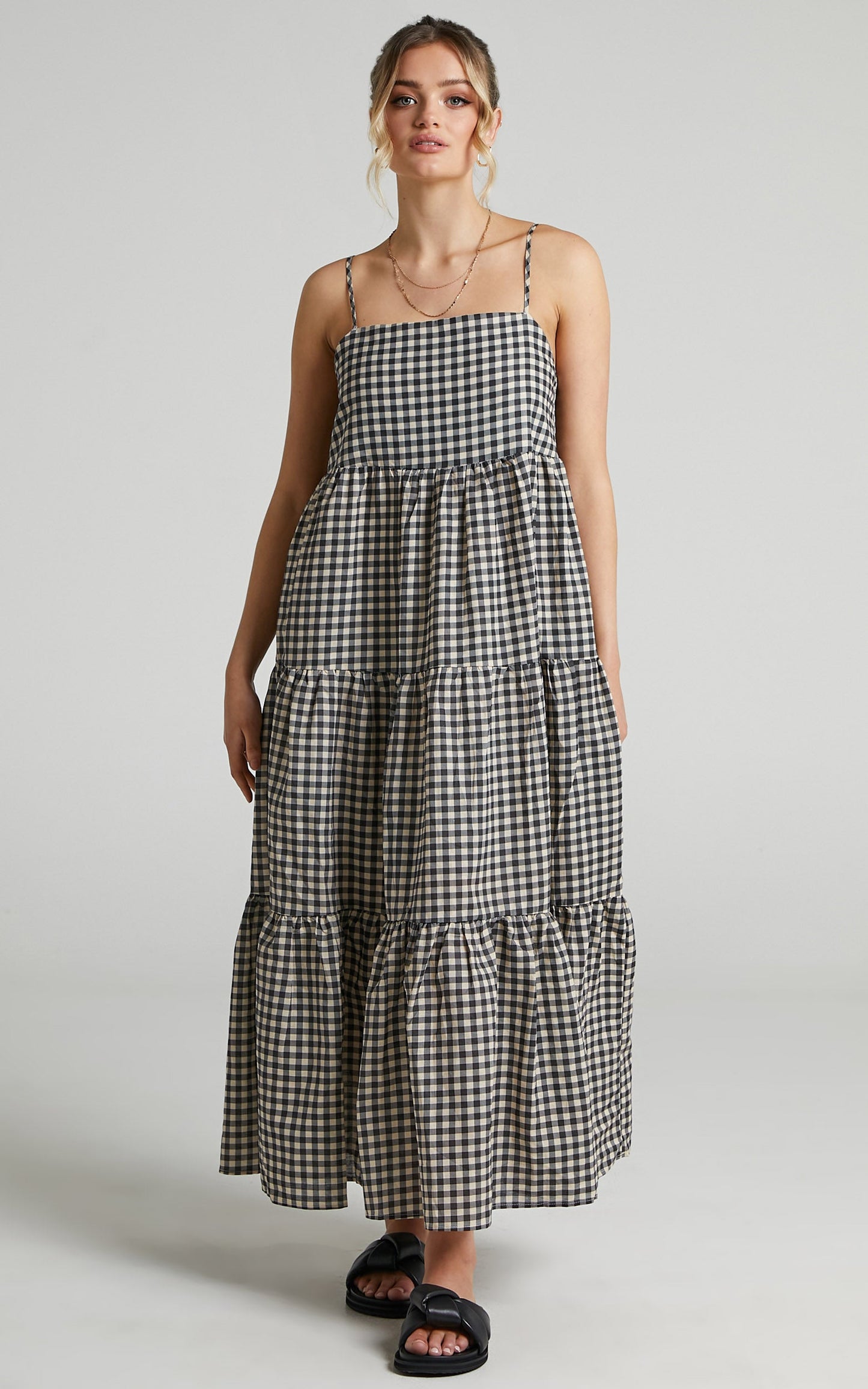 Charlie Holiday - Isabella Maxi Dress in Gingham
