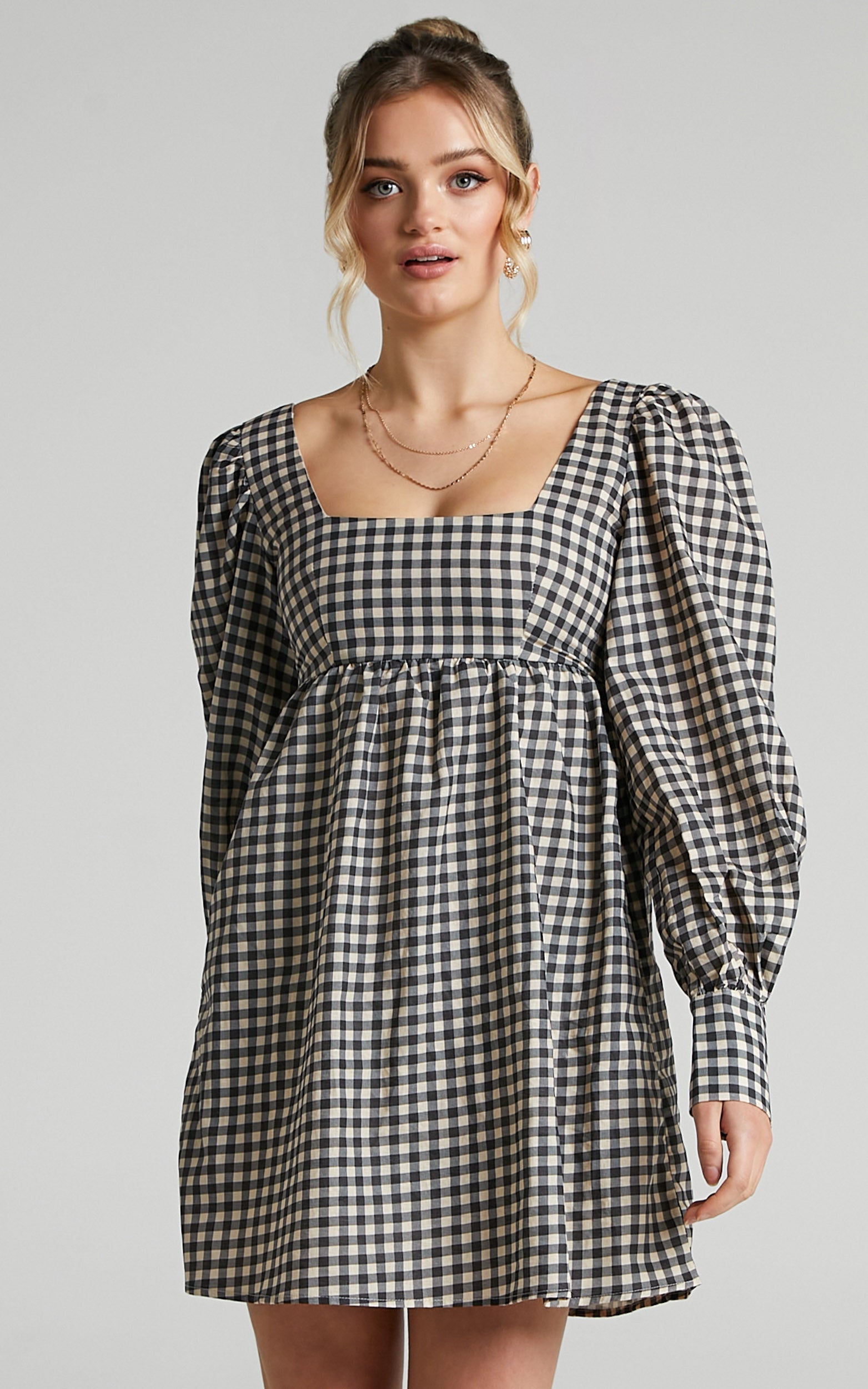 Charlie Holiday - Jemma Dress in Gingham