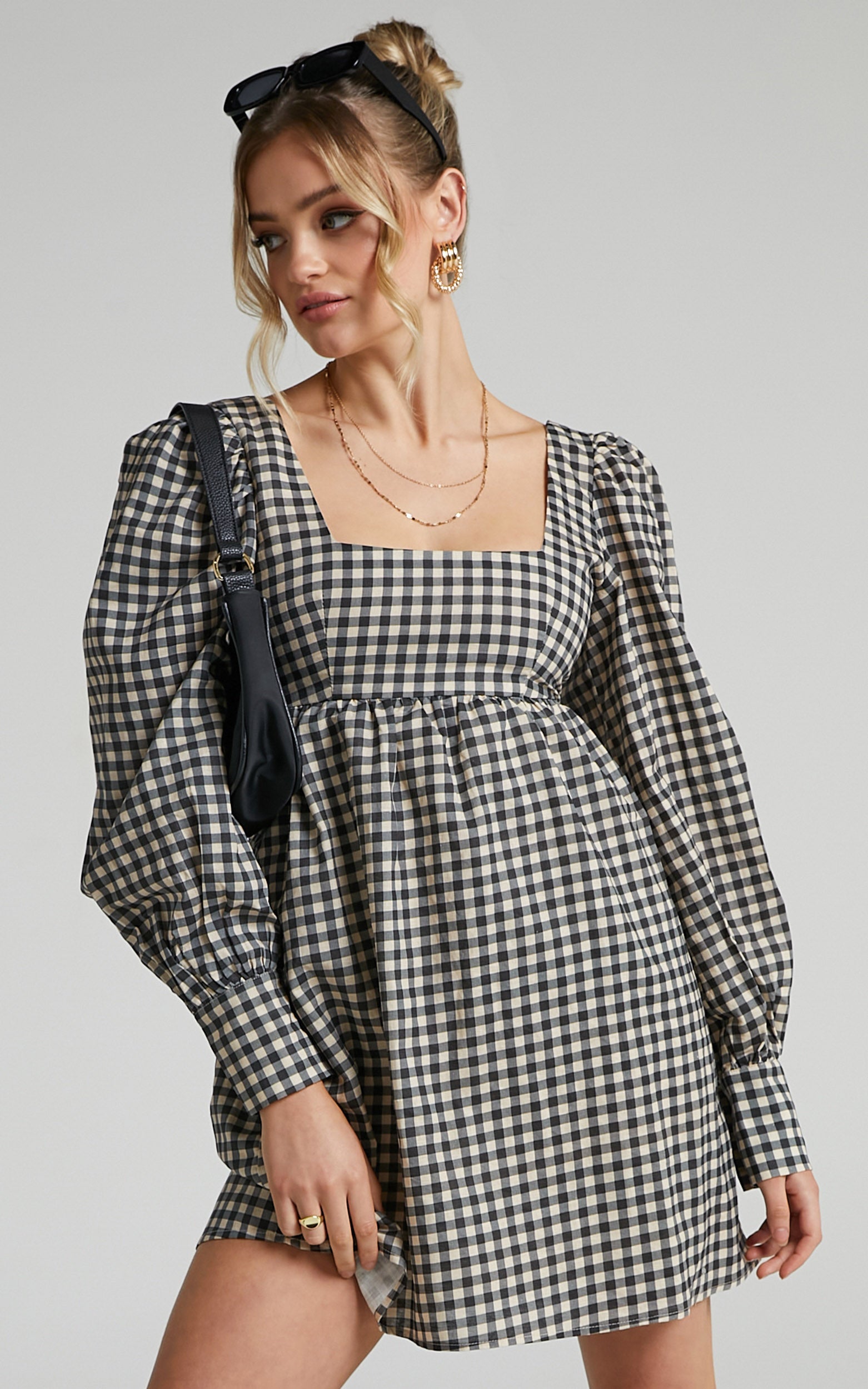 Charlie Holiday - Jemma Dress in Gingham