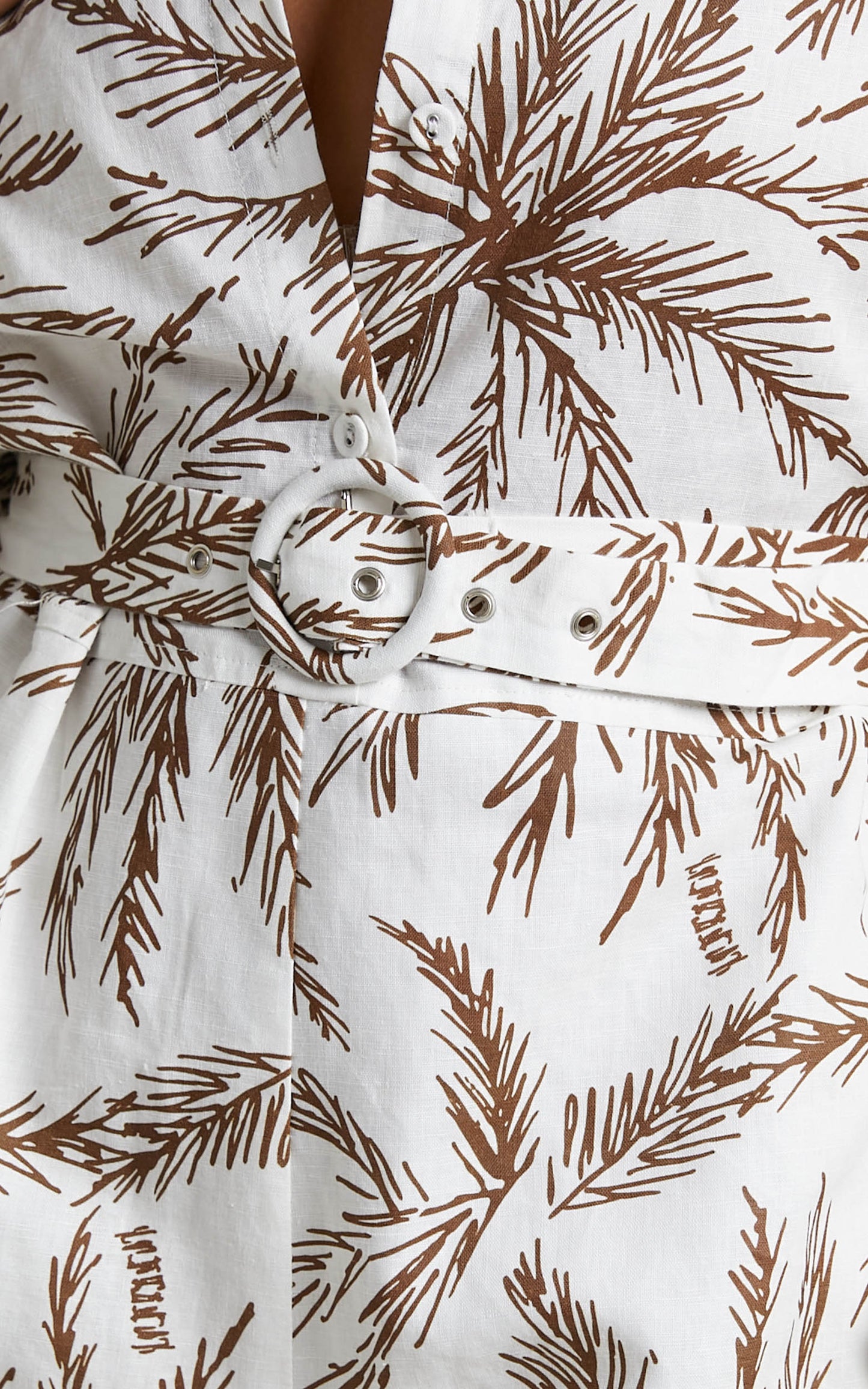 Charlie Holiday - Lola Playsuit in Isle of Palm White
